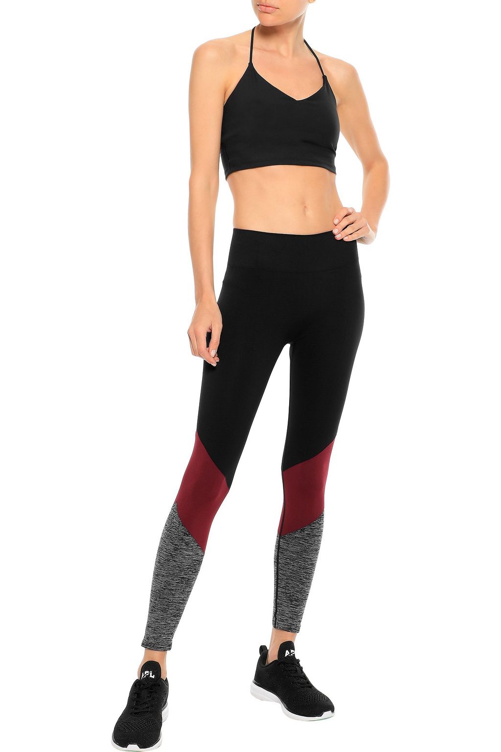 G. LABEL Stretch halterneck sports bra