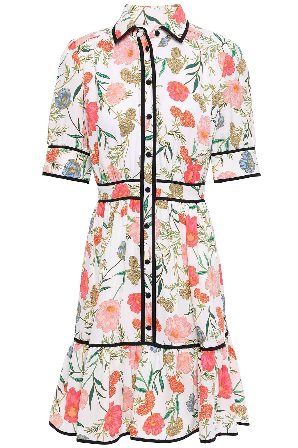 floral shirt dress