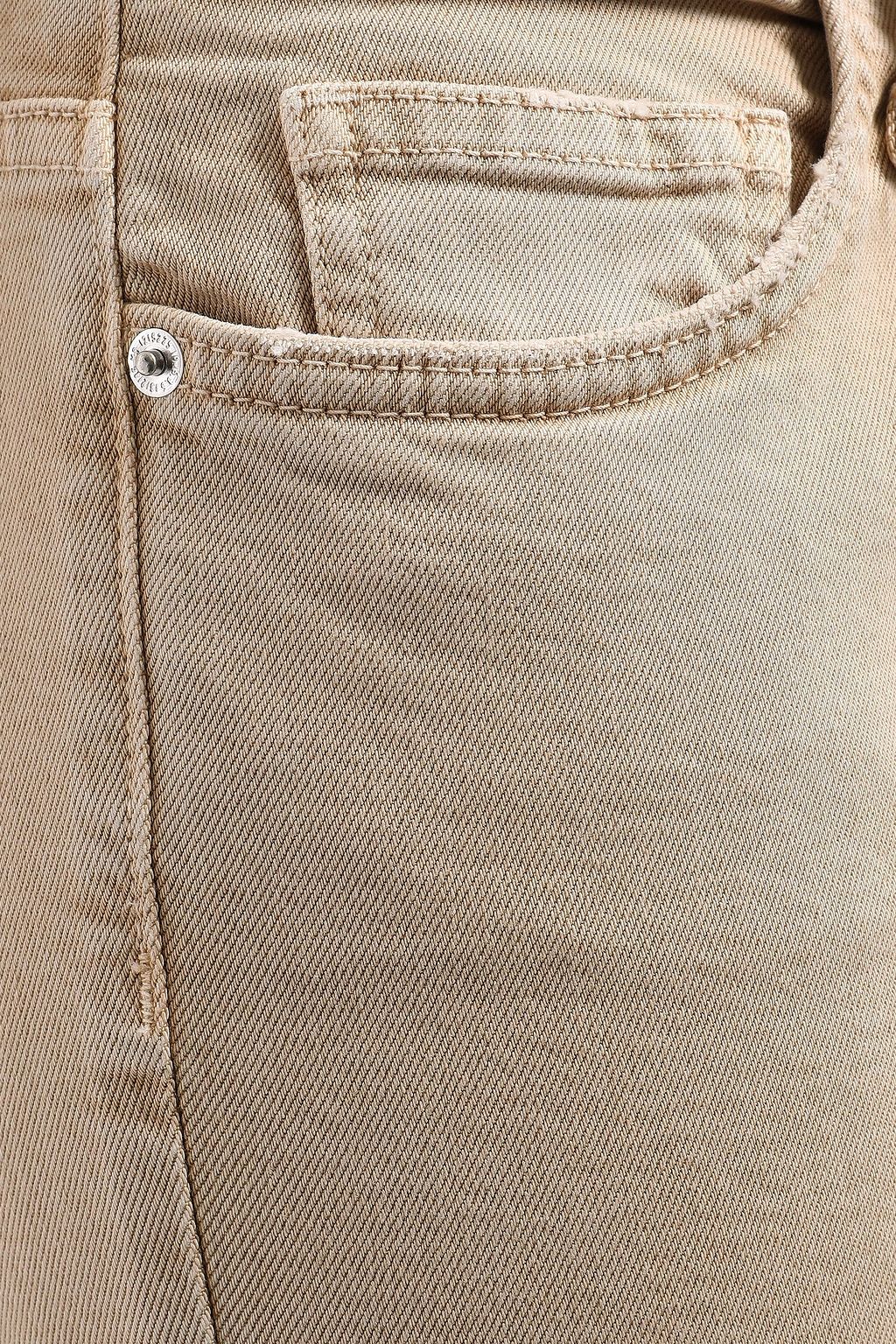 CURRENT/ELLIOTT Cropped mid-rise slim-leg jeans