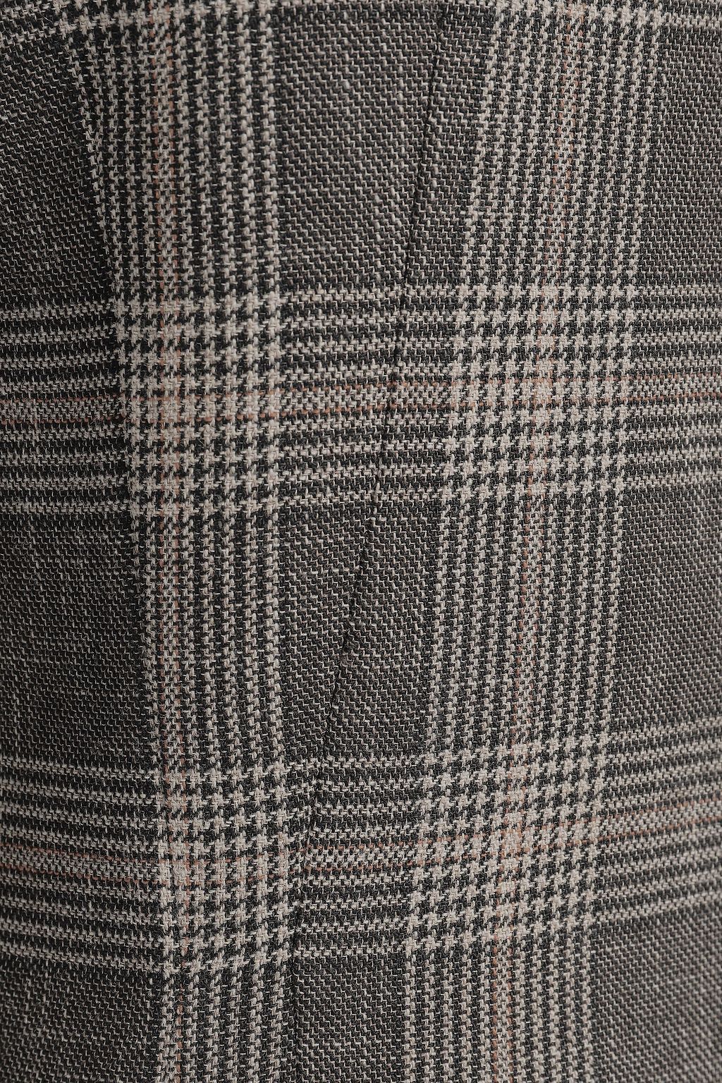 ACNE STUDIOS Kleid aus einer Woll-Baumwollmischung mit Glencheck-Muster