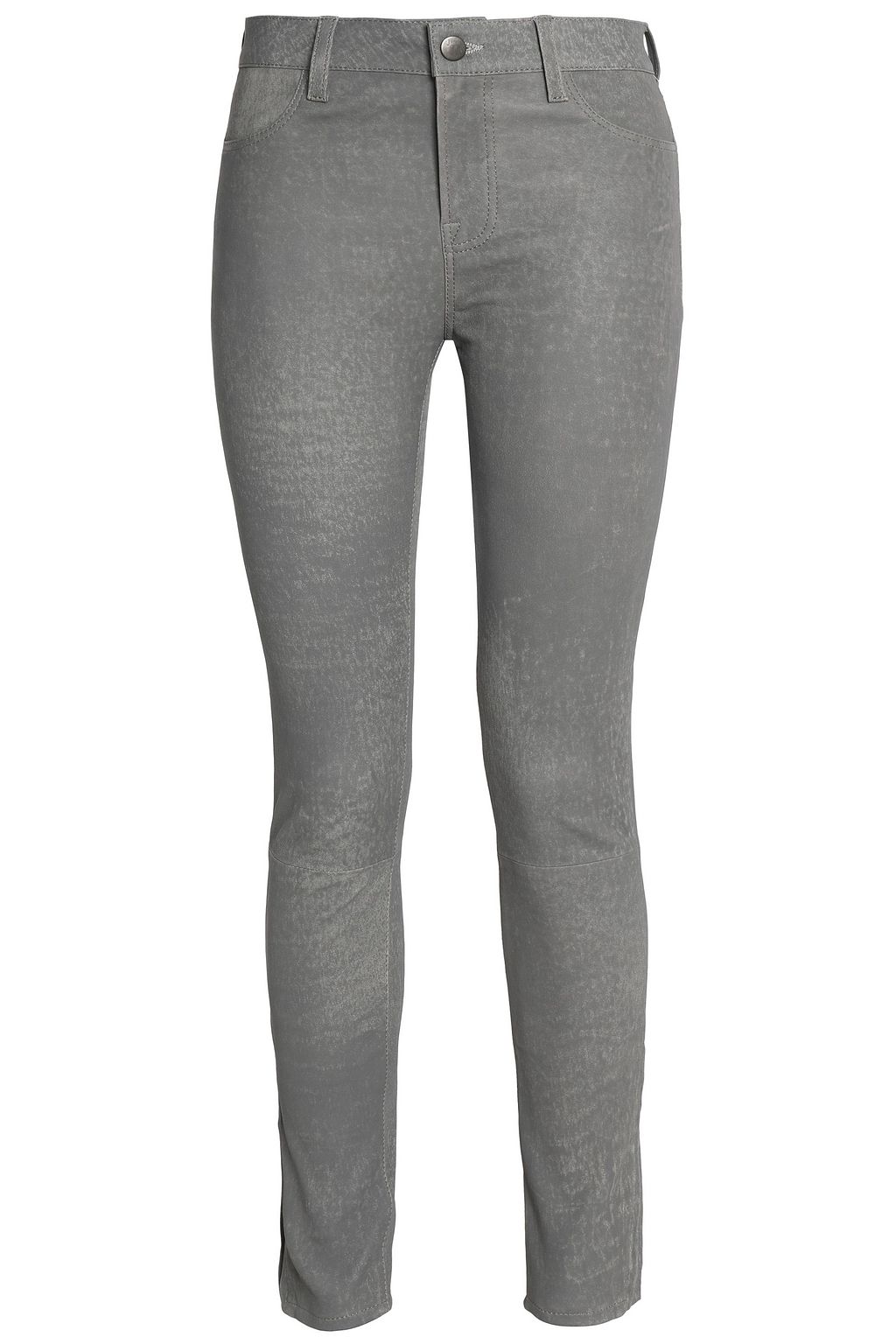 coated leather pants