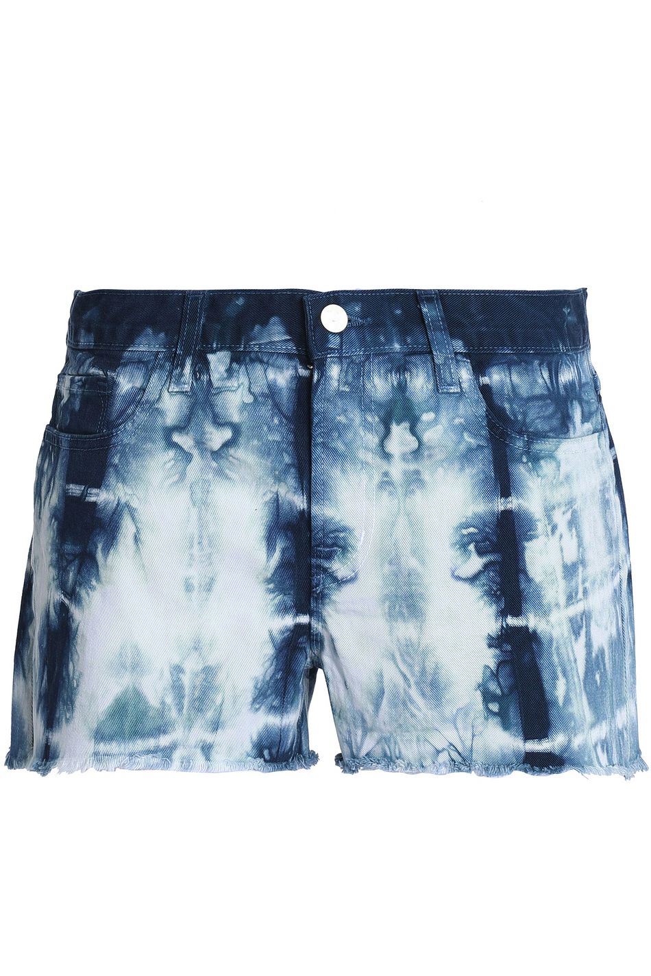 jean shorts with tie