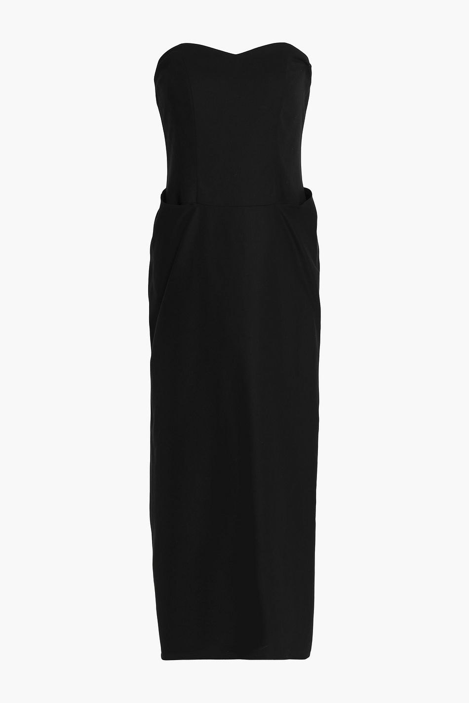 strapless cotton dress