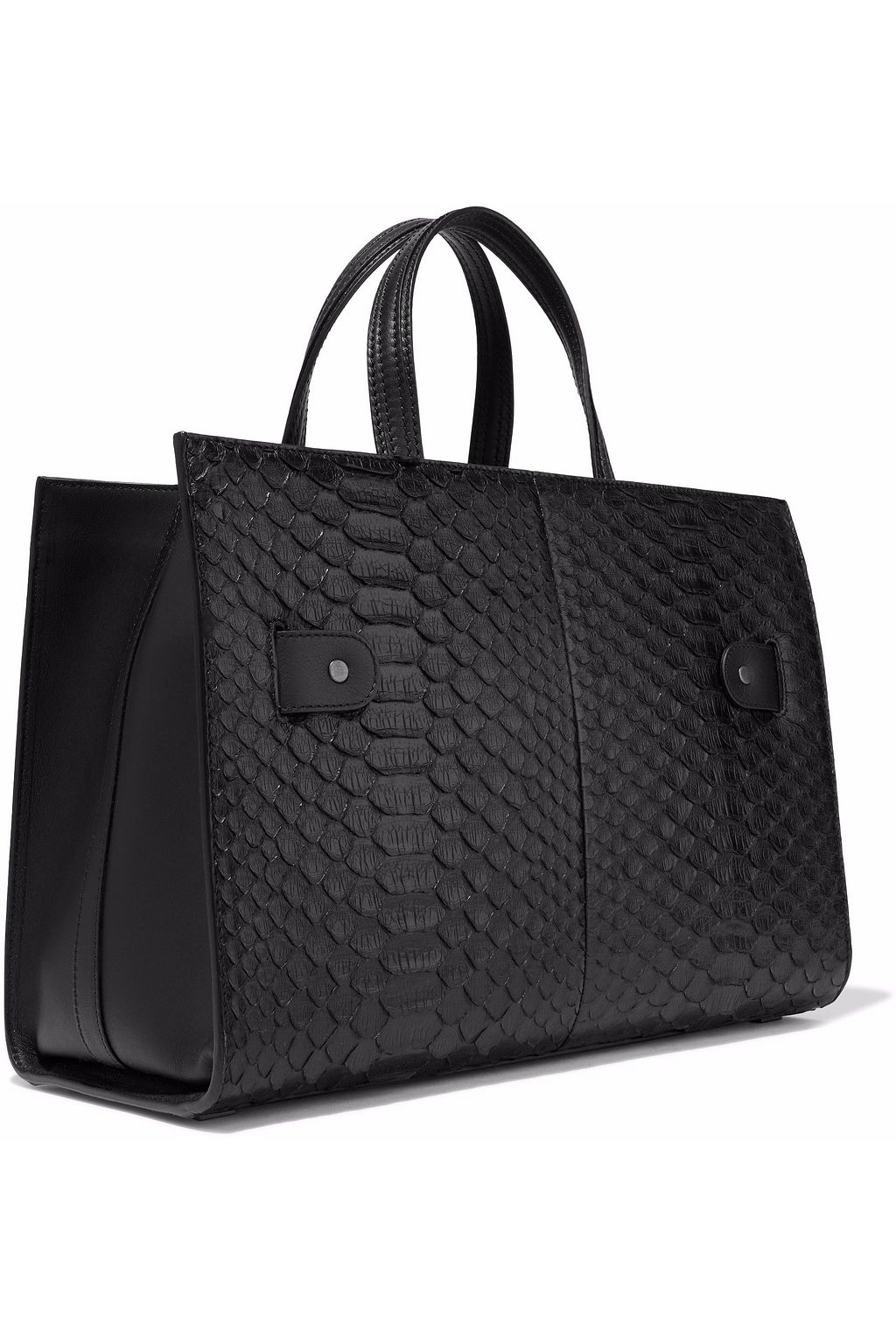 PROENZA SCHOULER PS11 leather-trimmed python tote