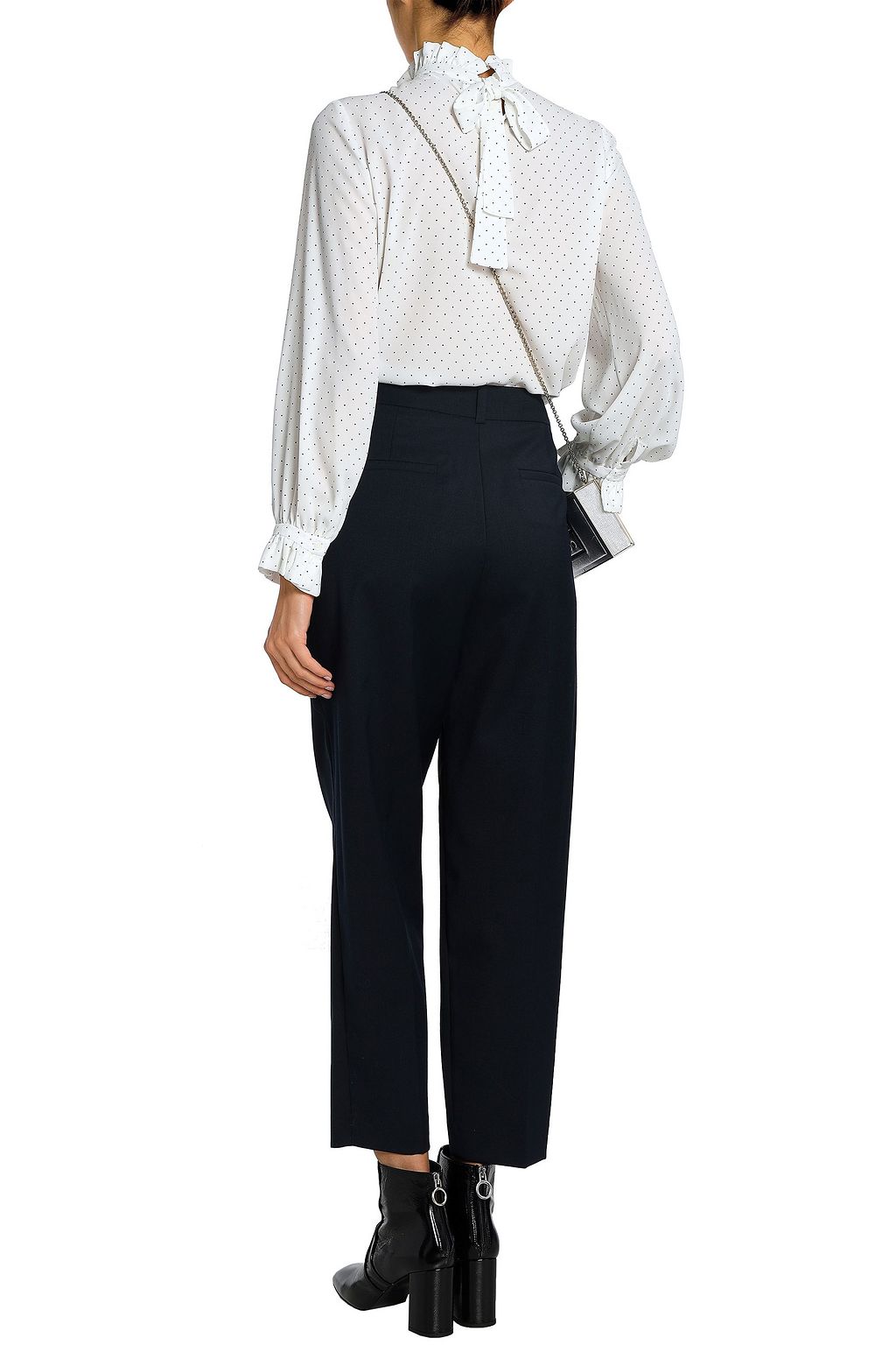 CLAUDIE PIERLOT Twill straight-leg pants