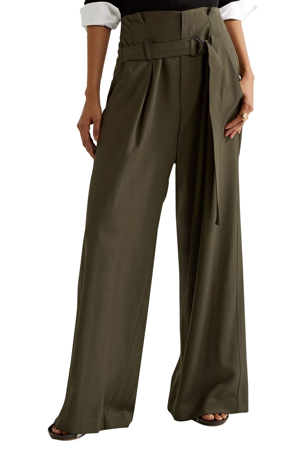 BRUNELLO CUCINELLI Twill wide-leg pants