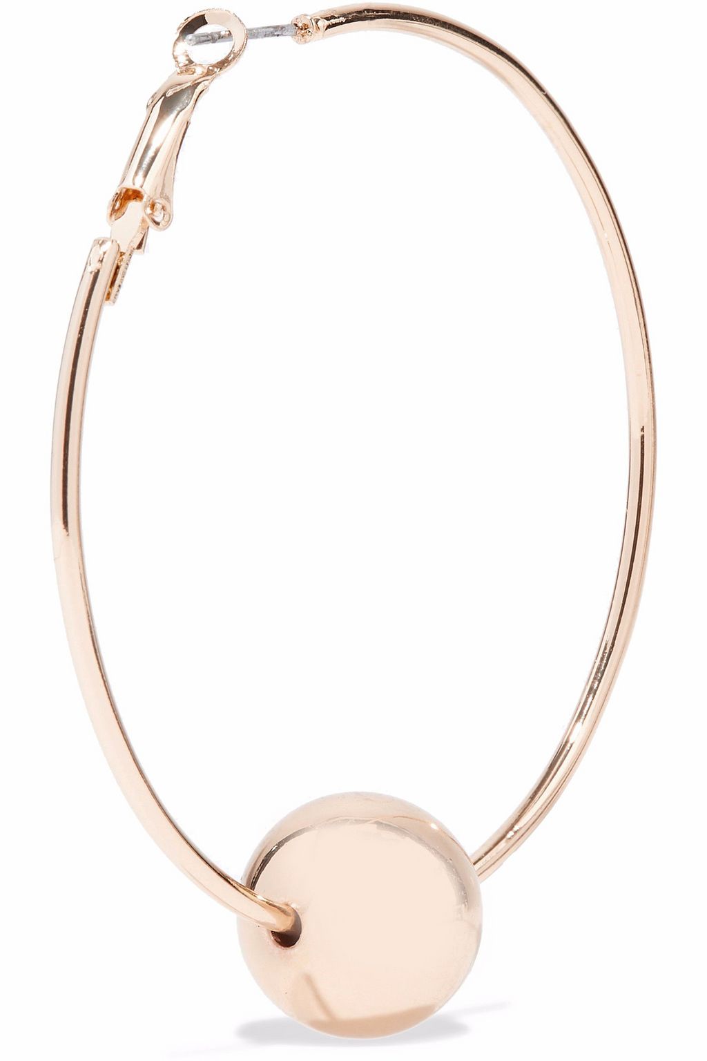 KENNETH JAY LANE Gold-tone beaded hoop earrings