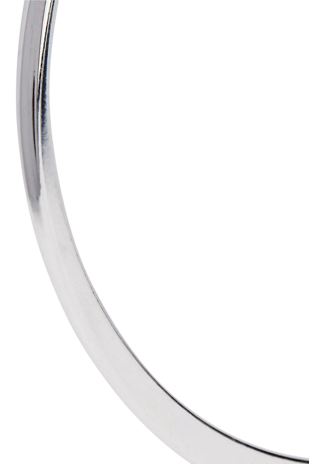KENNETH JAY LANE Silver-tone hoop earrings
