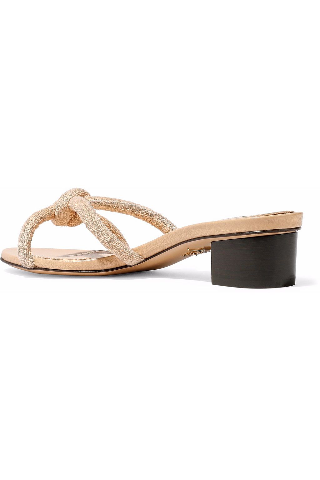 CHARLOTTE OLYMPIA Knotted terry mules