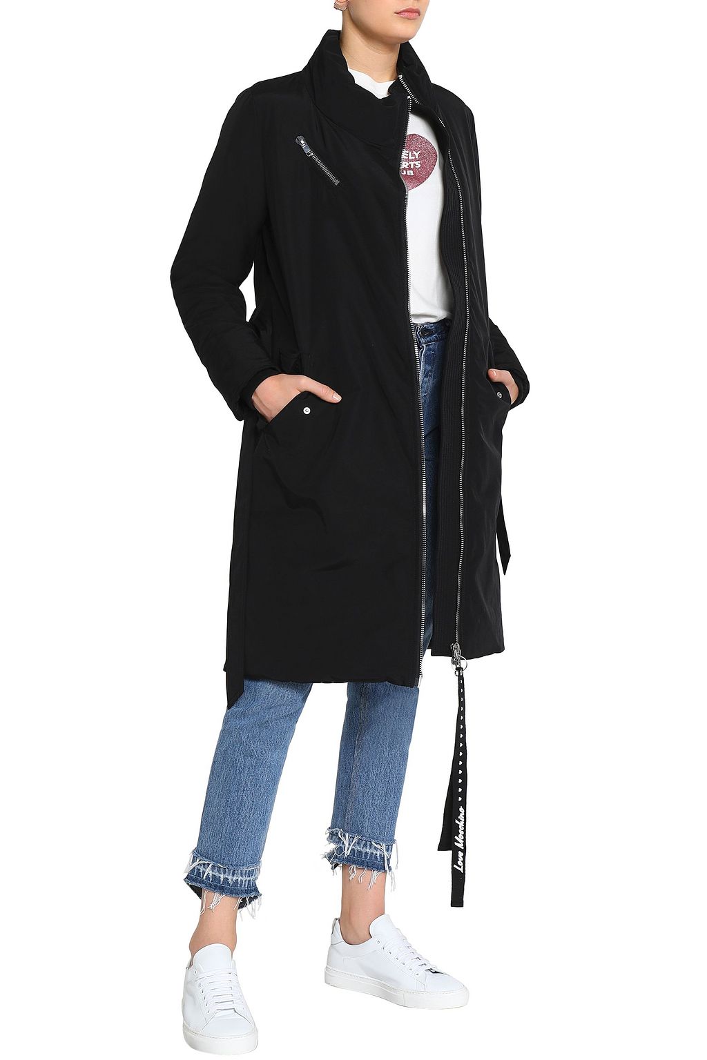 LOVE MOSCHINO Cotton-blend coat