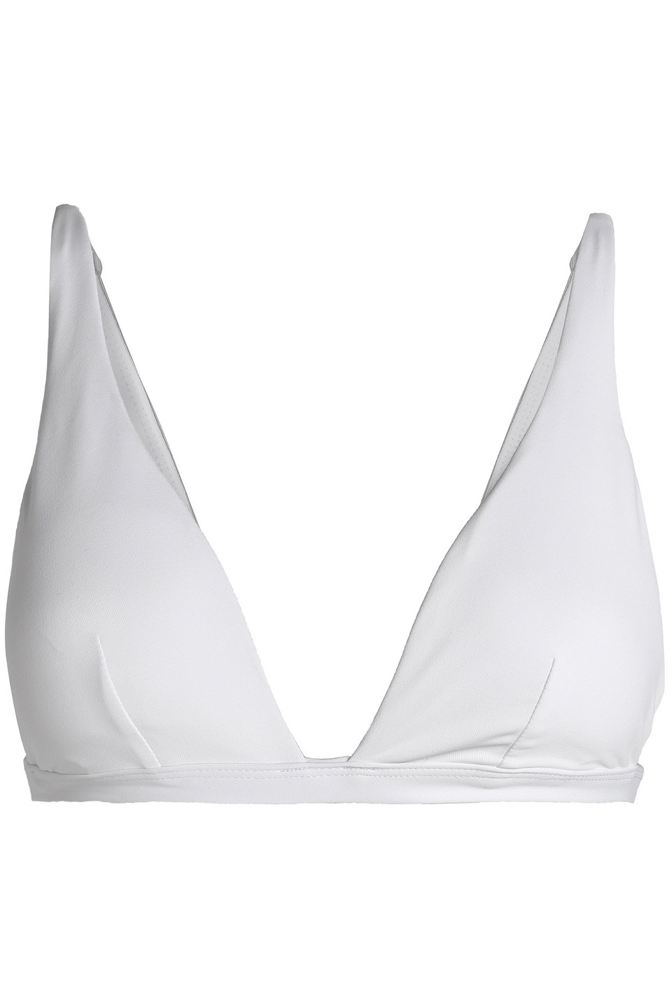 Jets Australia By Jessika Allen Woman Triangle Bikini Top White Size 14