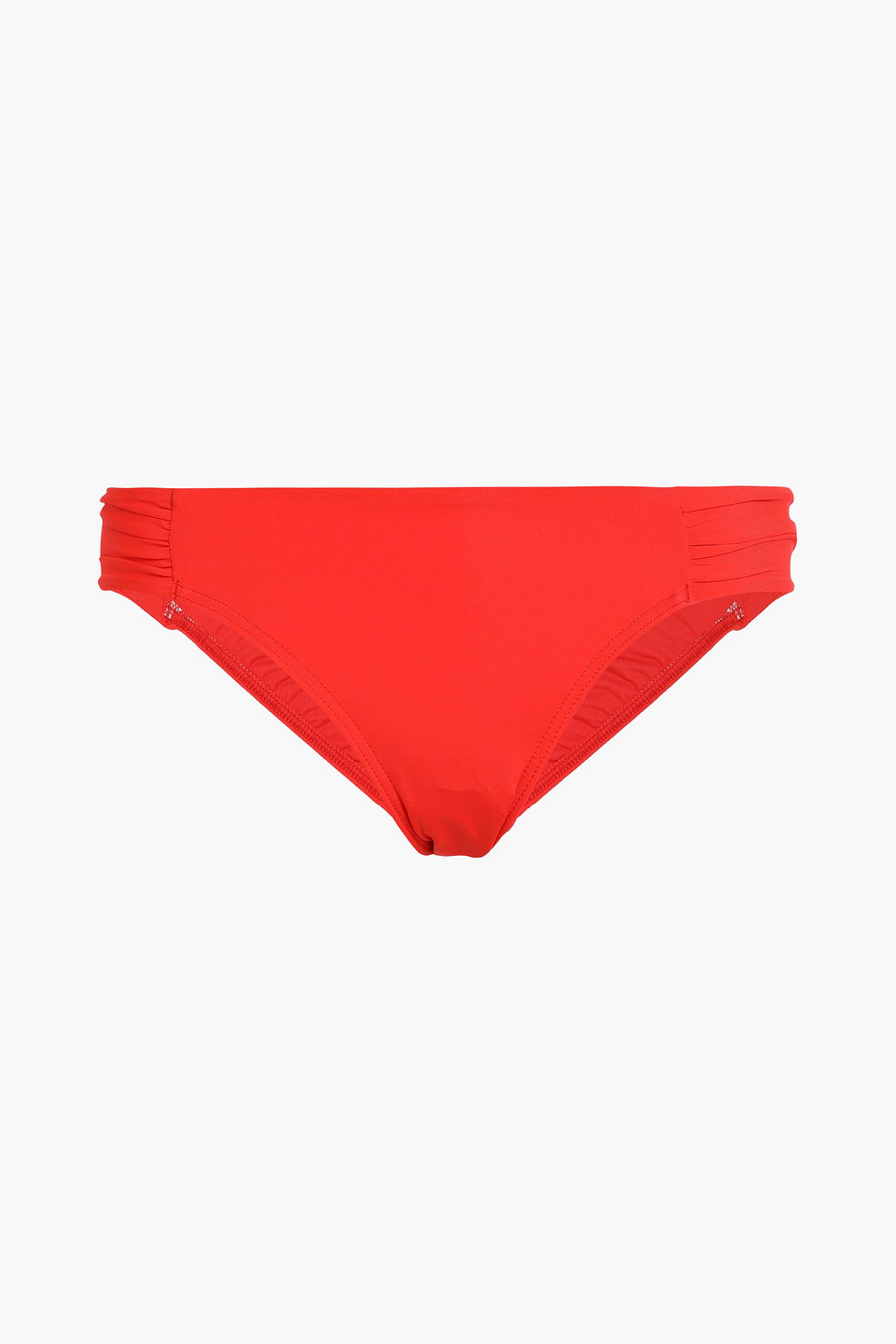 Jets Australia By Jessika Allen Woman Gathered Low-rise Bikini Briefs Tomato Red Size 8