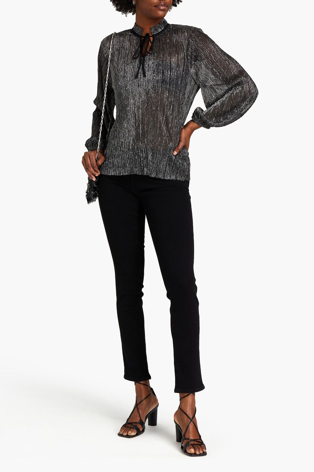 7 FOR ALL MANKIND Pyper cropped mid-rise slim-leg jeans