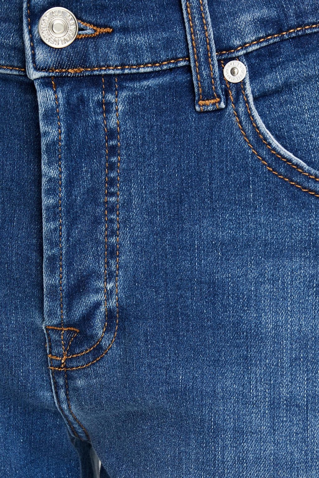 7 FOR ALL MANKIND Asher cropped high-rise boyfriend jeans