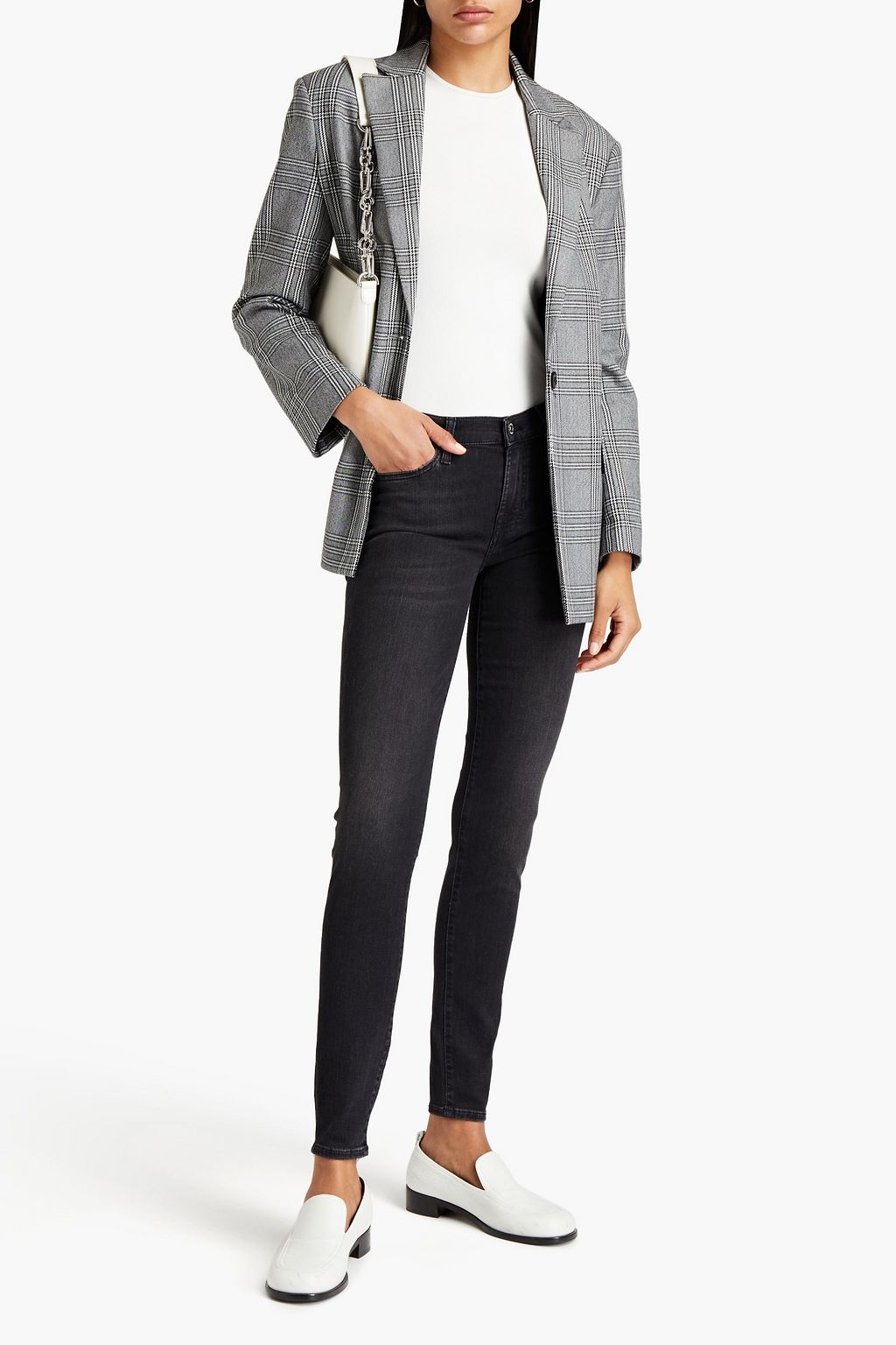 7 FOR ALL MANKIND The Skinny Bair mid-rise skinny jeans