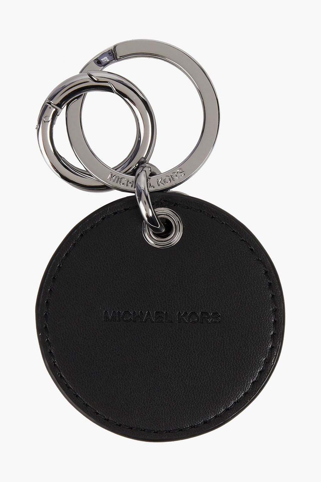 MICHAEL KORS Logo-print faux leather keychain