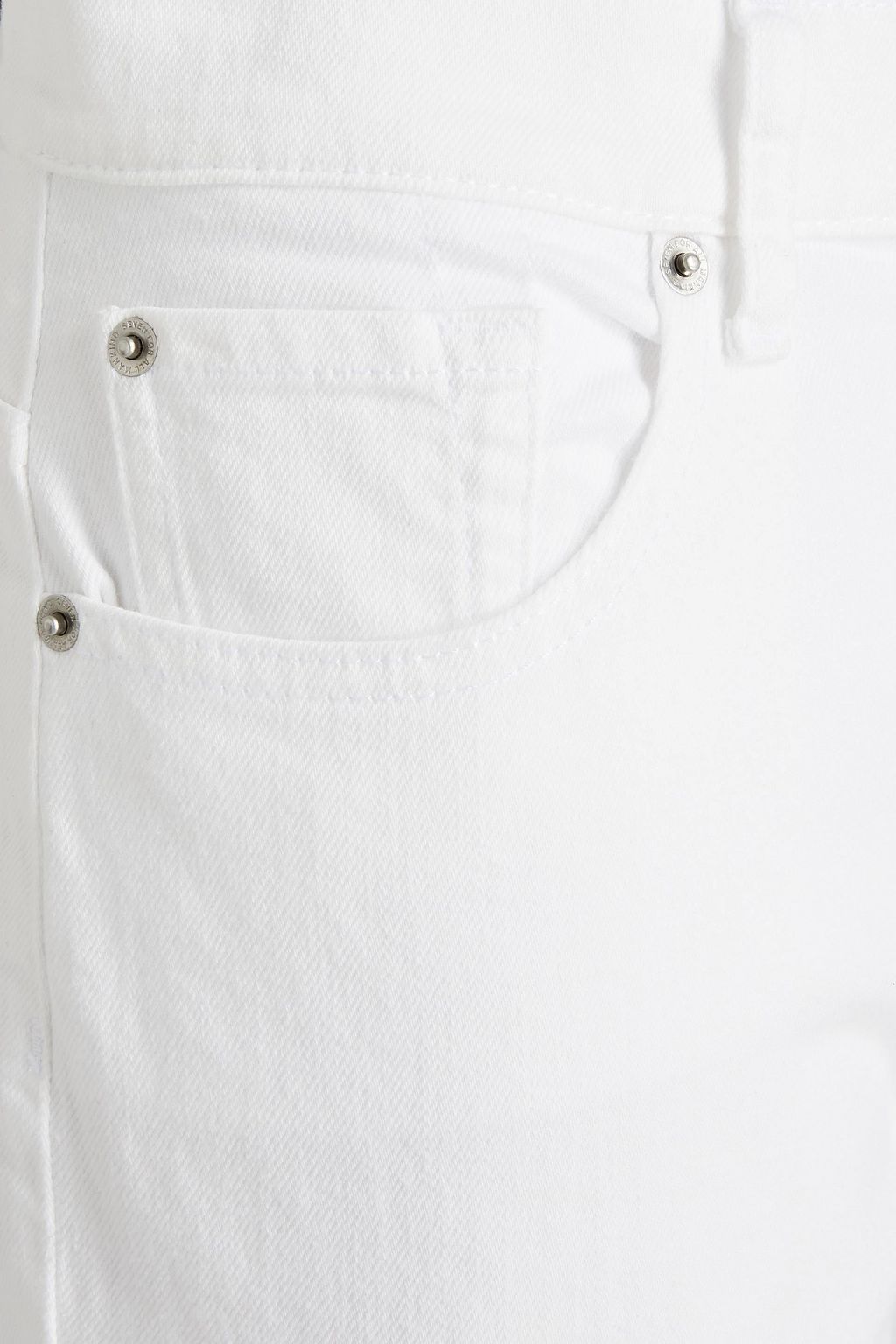 7 FOR ALL MANKIND The Modern cutout mid-rise straight-leg jeans