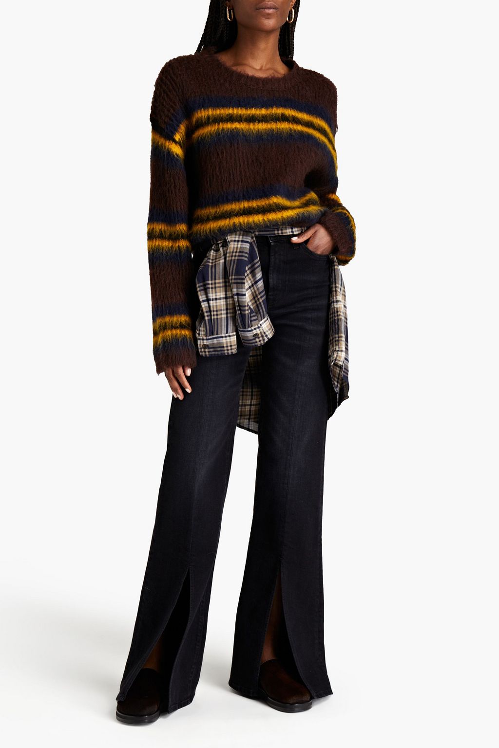 7 FOR ALL MANKIND Modern Dojo high-rise flared jeans