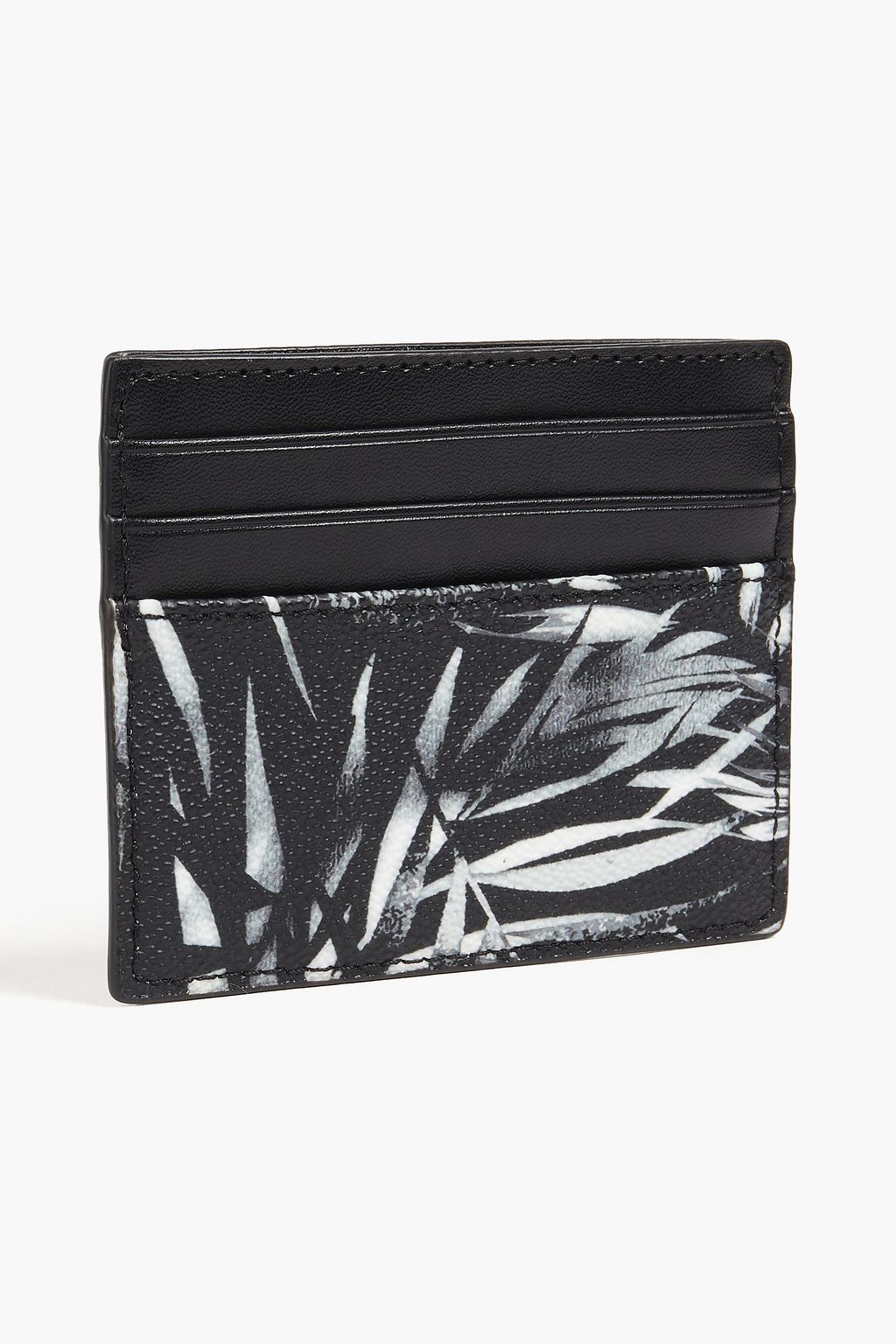 MICHAEL KORS Hudson logo-print faux textured-leather wallet