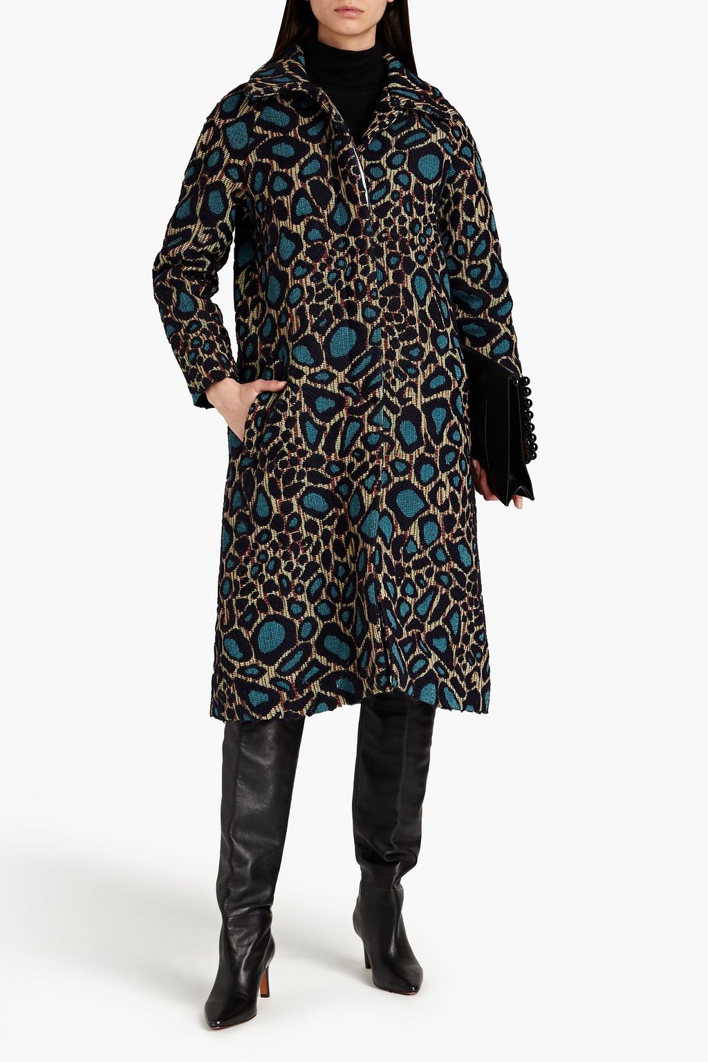STELLA JEAN Jacquard coat