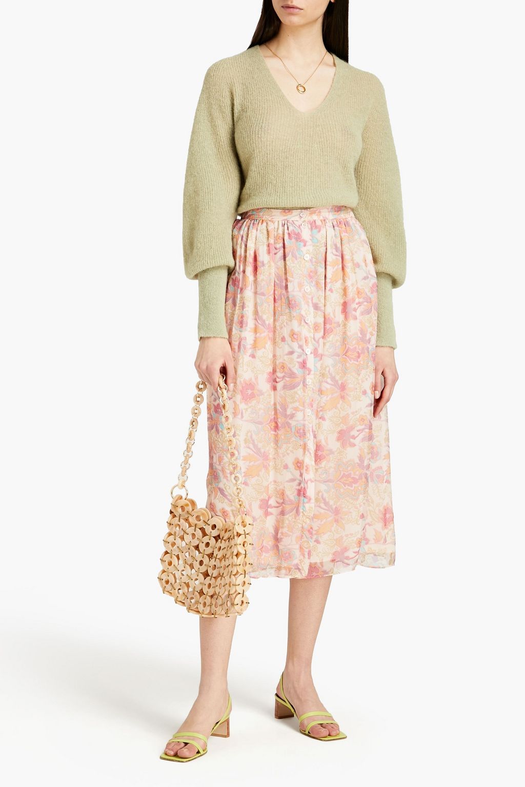 VANESSA BRUNO Ryley ribbed-knit sweater