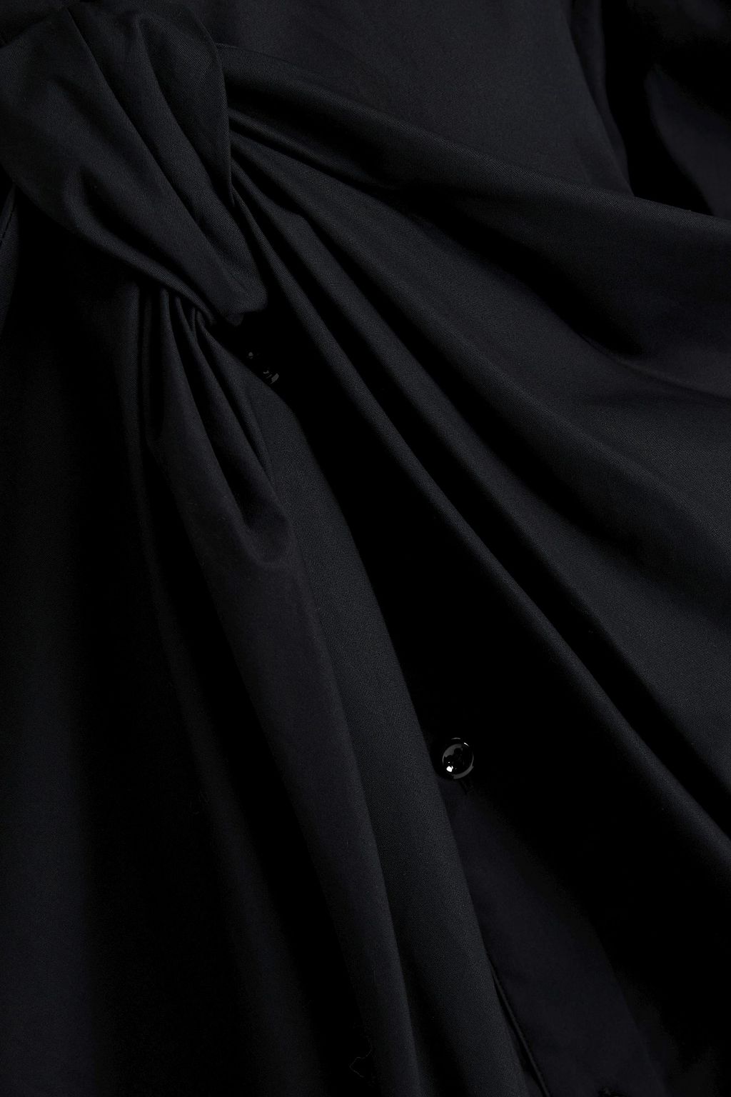 SIMONE ROCHA Oversized gathered cotton-poplin shirt dress