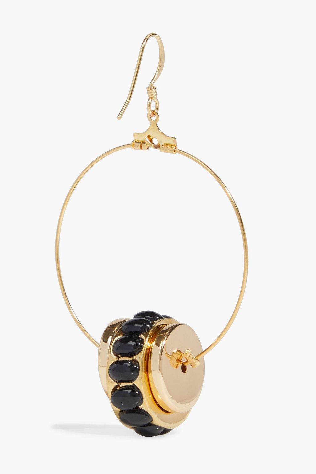 KENNETH JAY LANE Gold-tone stone earrings