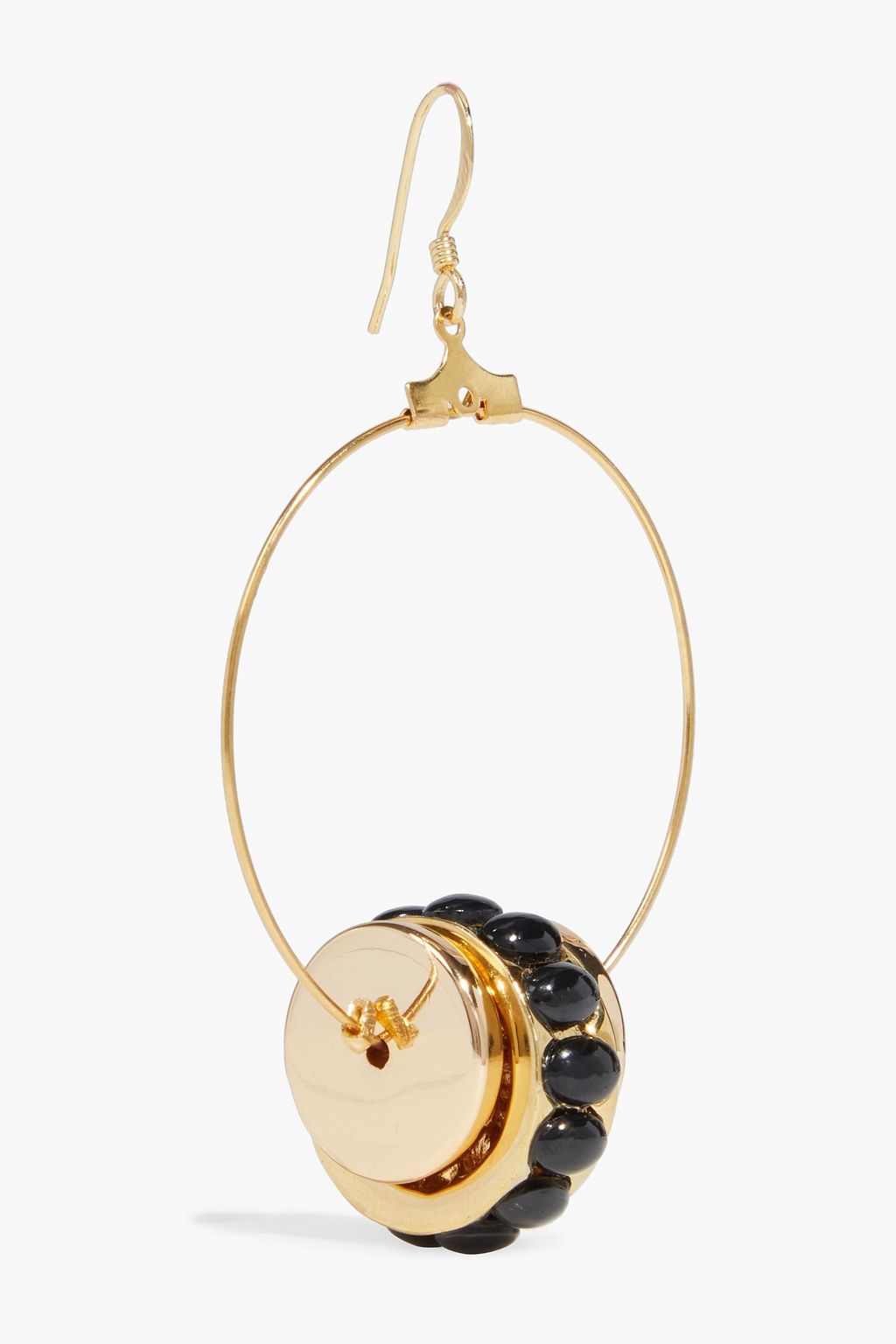 KENNETH JAY LANE Gold-tone stone earrings