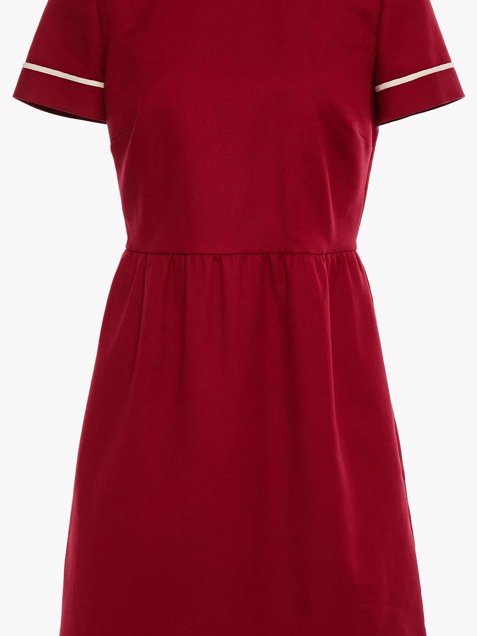 cotton-blend mini dress