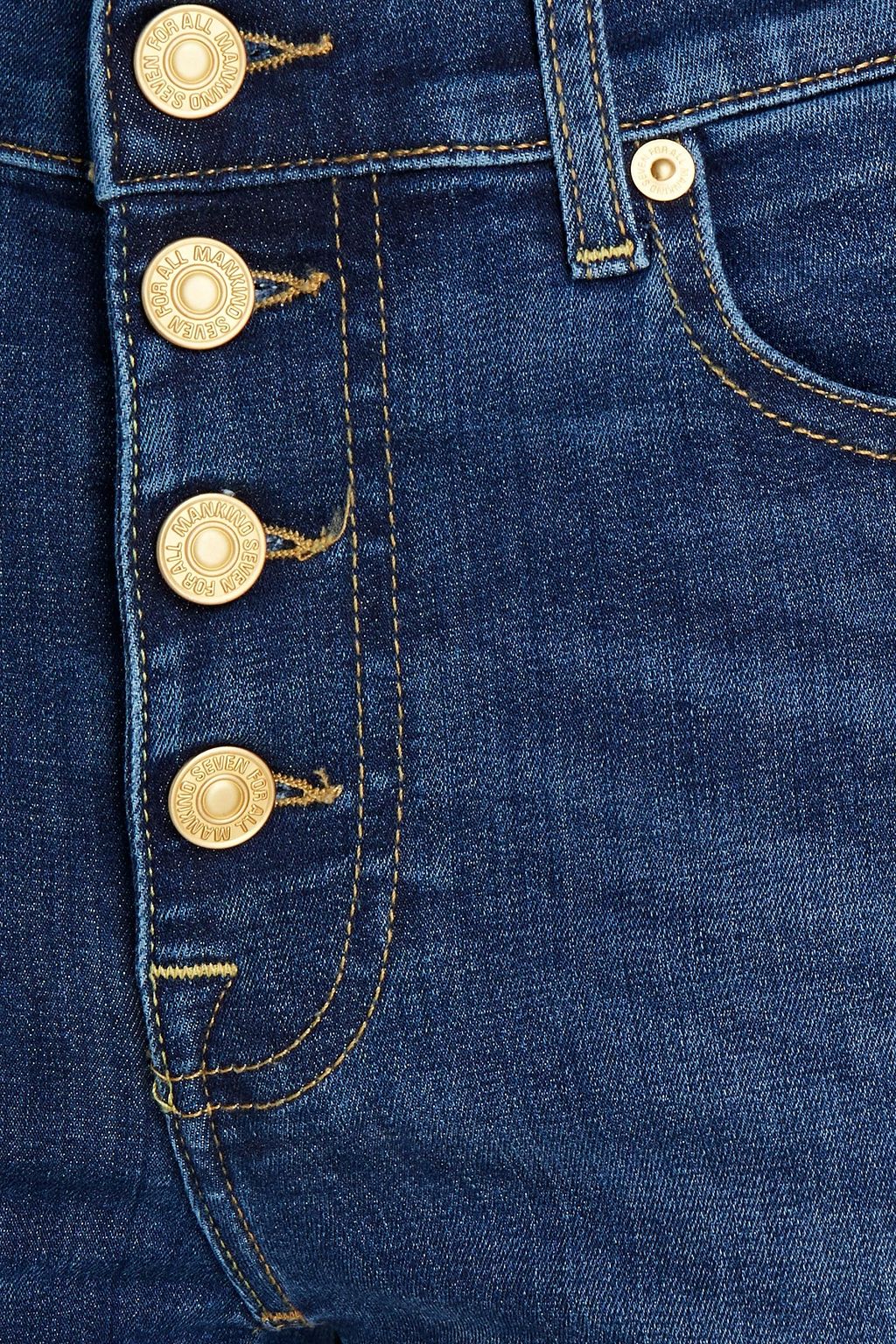 7 FOR ALL MANKIND The Straight Crop Bair low-rise straight-leg jeans