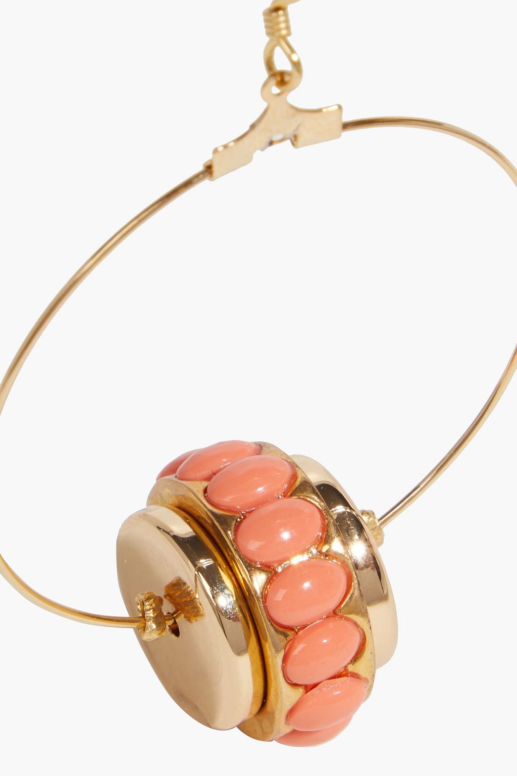 KENNETH JAY LANE Gold-plated resin earrings