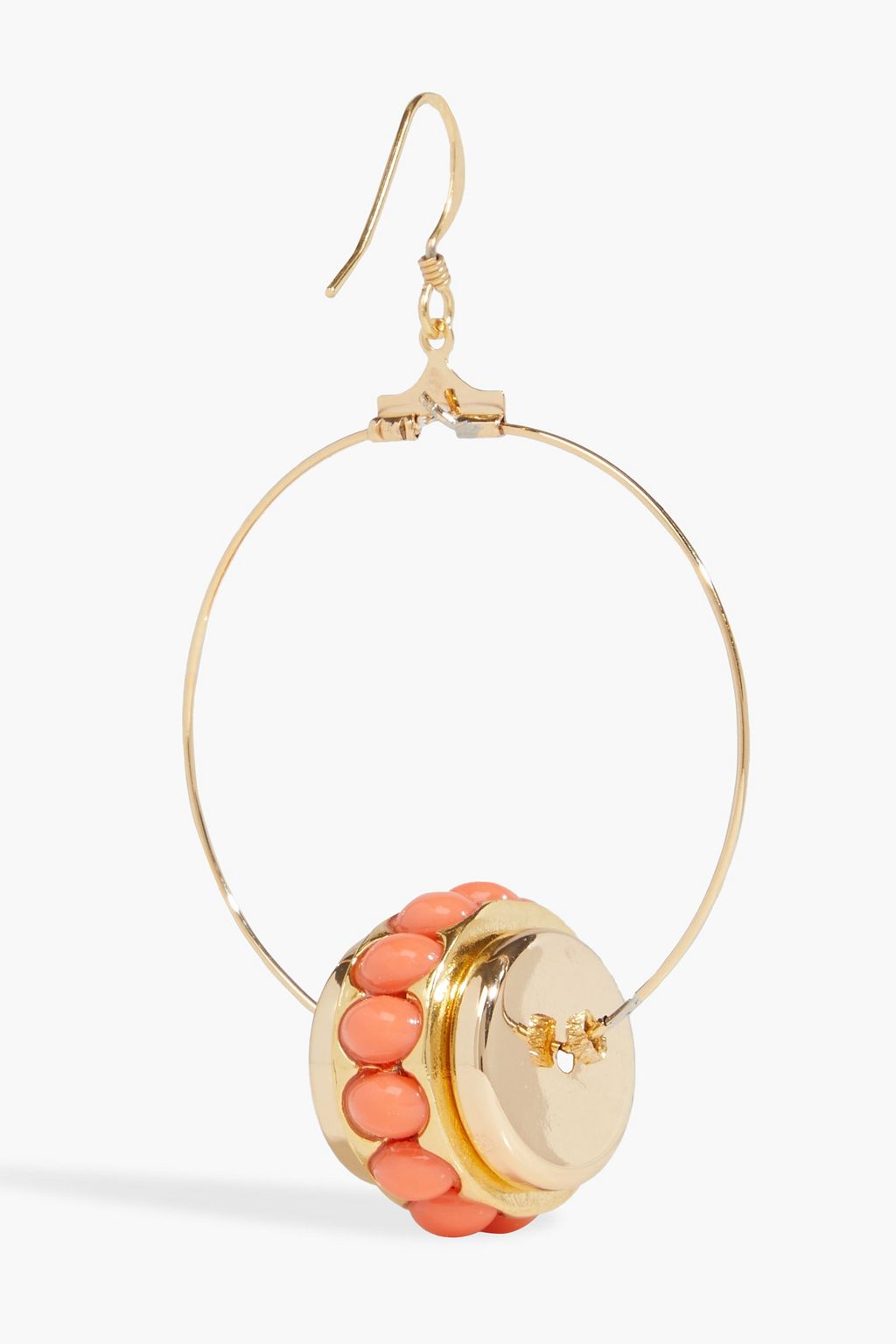 KENNETH JAY LANE Gold-plated resin earrings