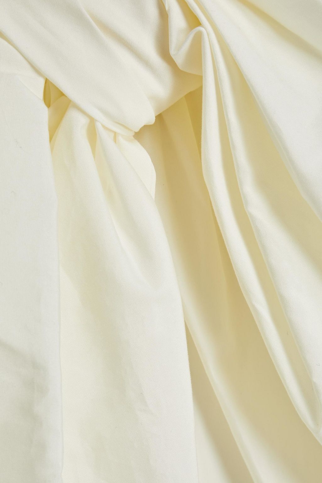 SIMONE ROCHA Bow-embellished cotton-poplin midi skirt