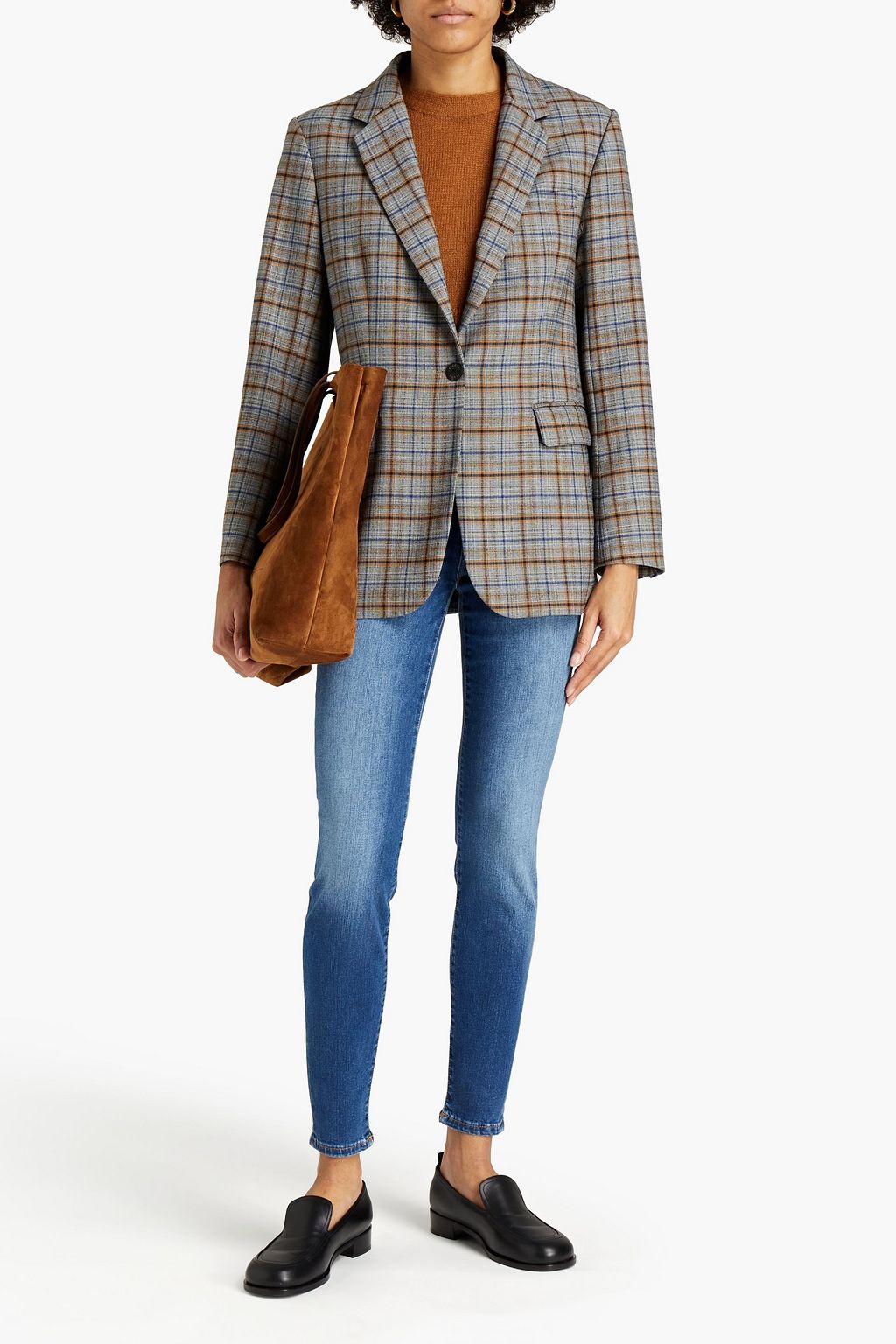 7 FOR ALL MANKIND ミッドライズ スキニー ジーンズ