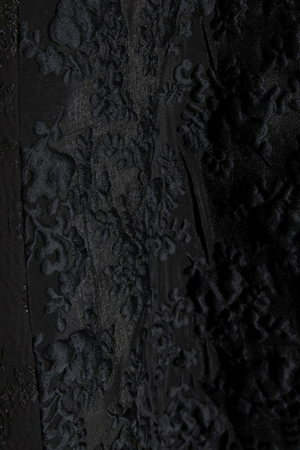SIMONE ROCHA Embroidered matelassé-paneled cloqué top
