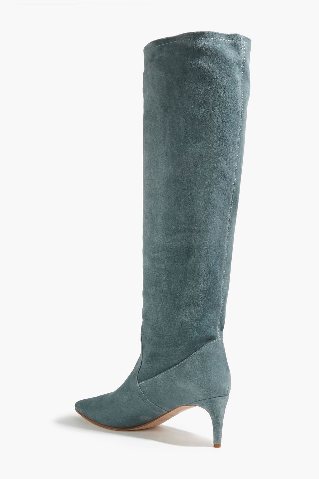 RED(V) Suede knee boots