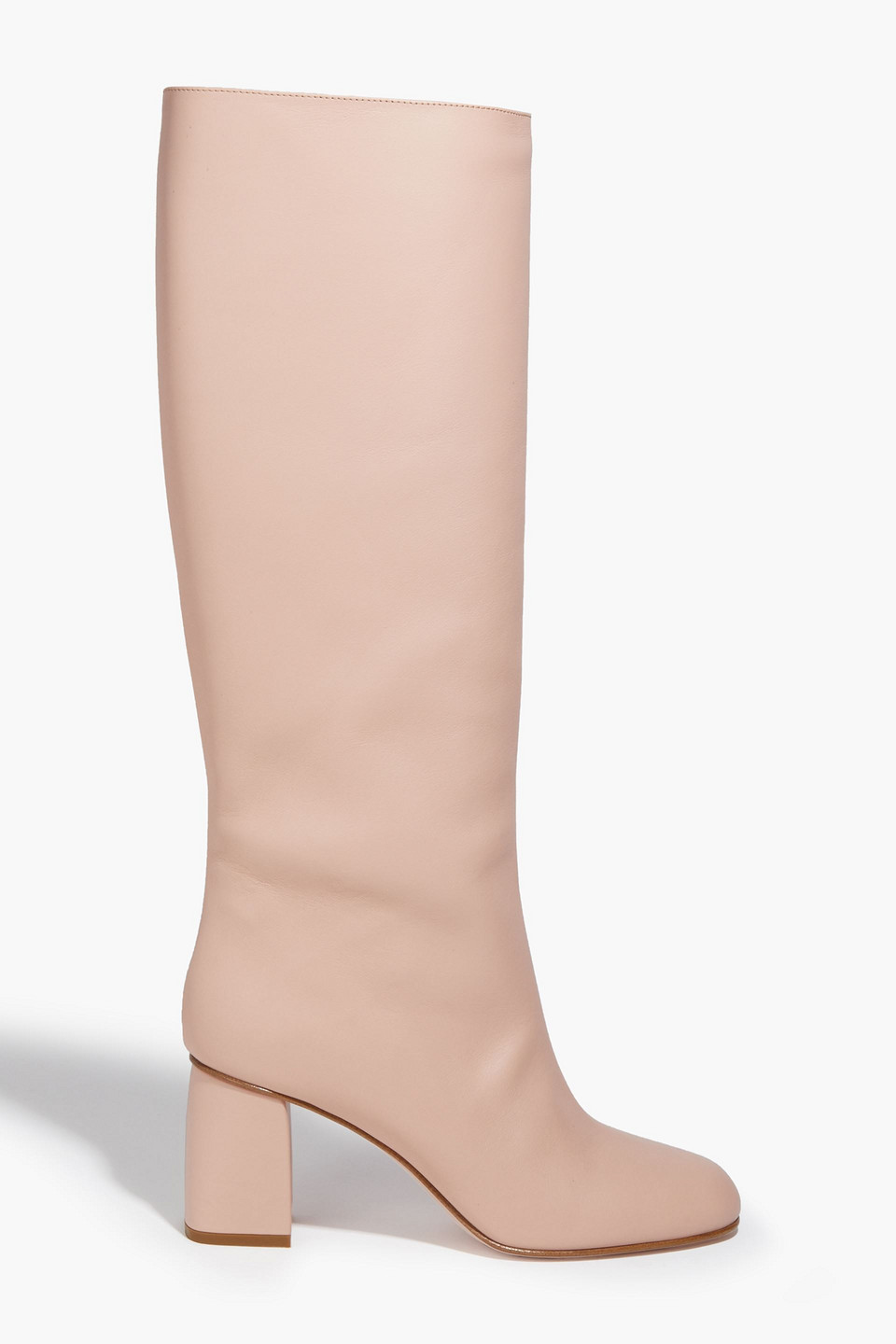 RED(V) Avired leather knee boots