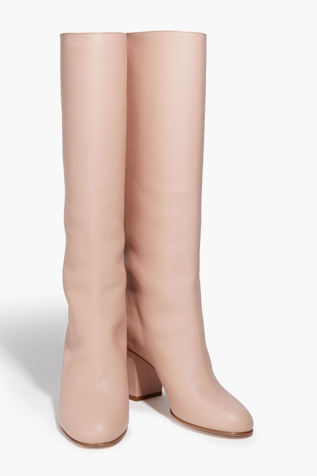 RED(V) Leather knee boots