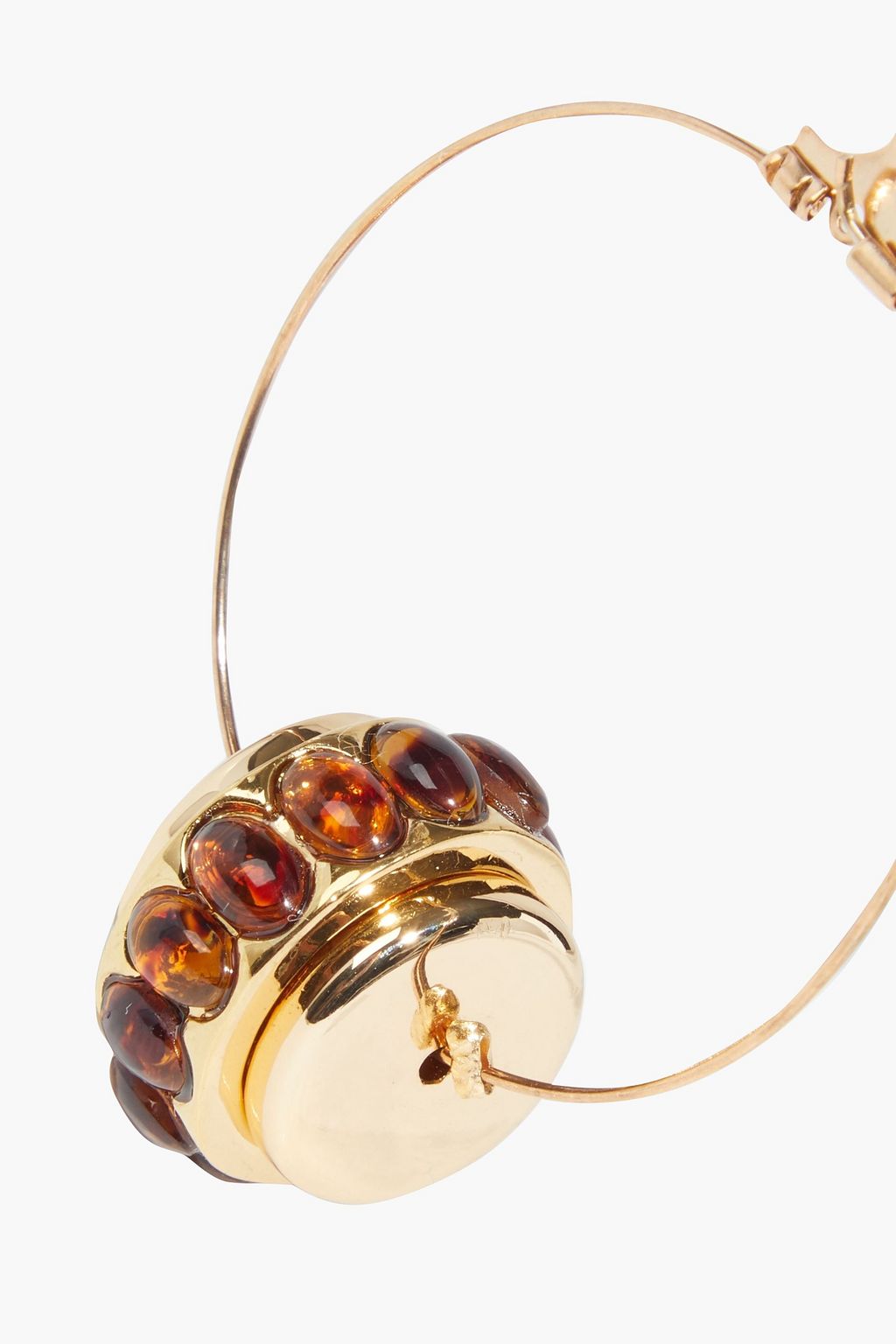 KENNETH JAY LANE Gold-tone stone earrings