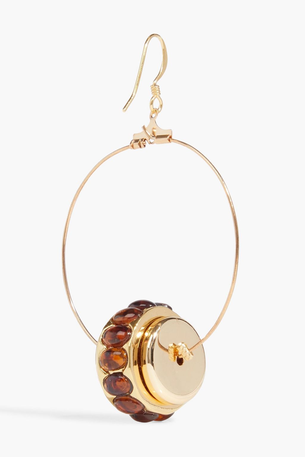 KENNETH JAY LANE Gold-tone stone earrings