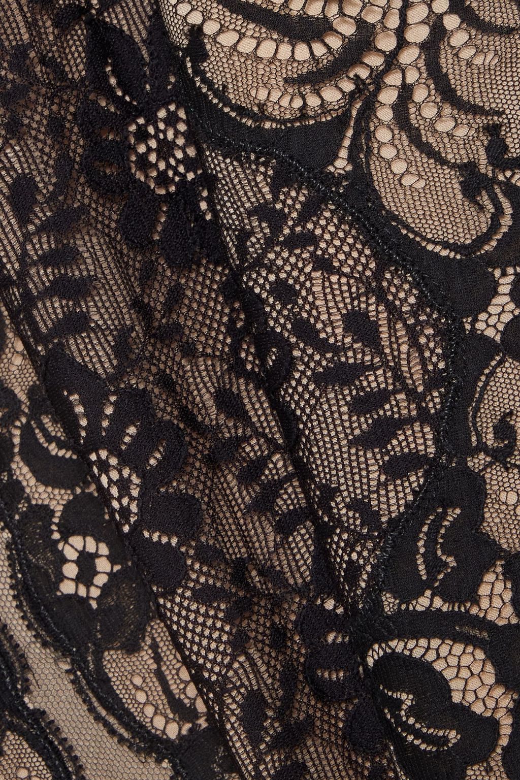 STELLA MCCARTNEY Paneled lace mini dress