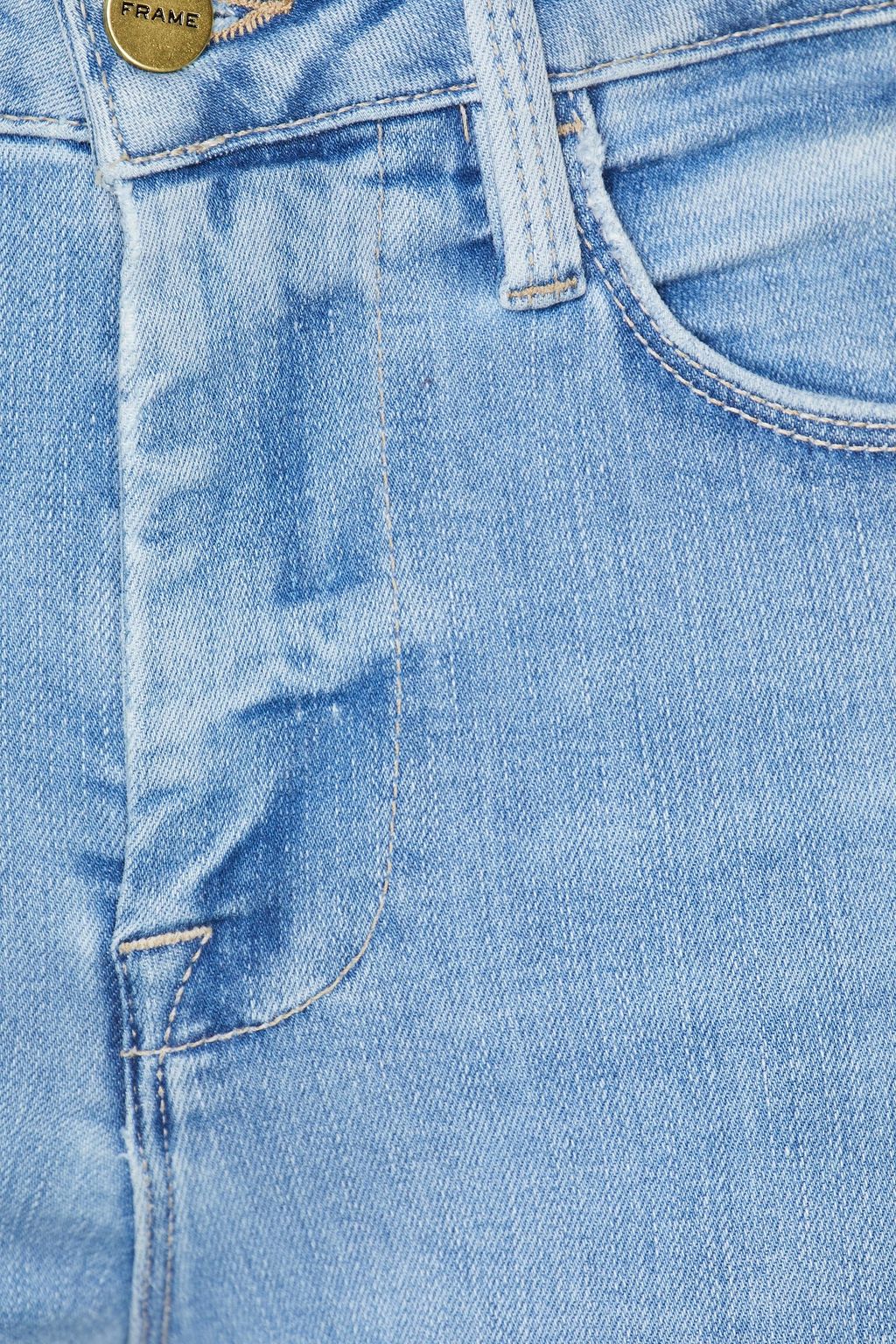 FRAME Le One halbhohe Skinny Jeans