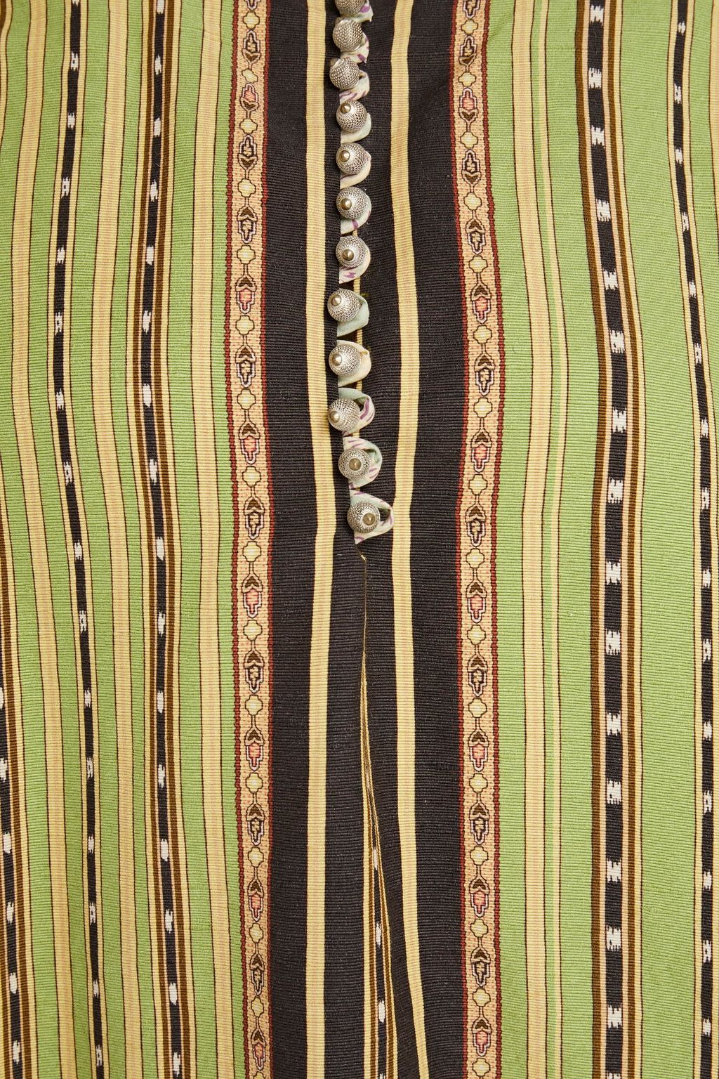 ETRO Printed silk and cotton-blend ottoman tunic