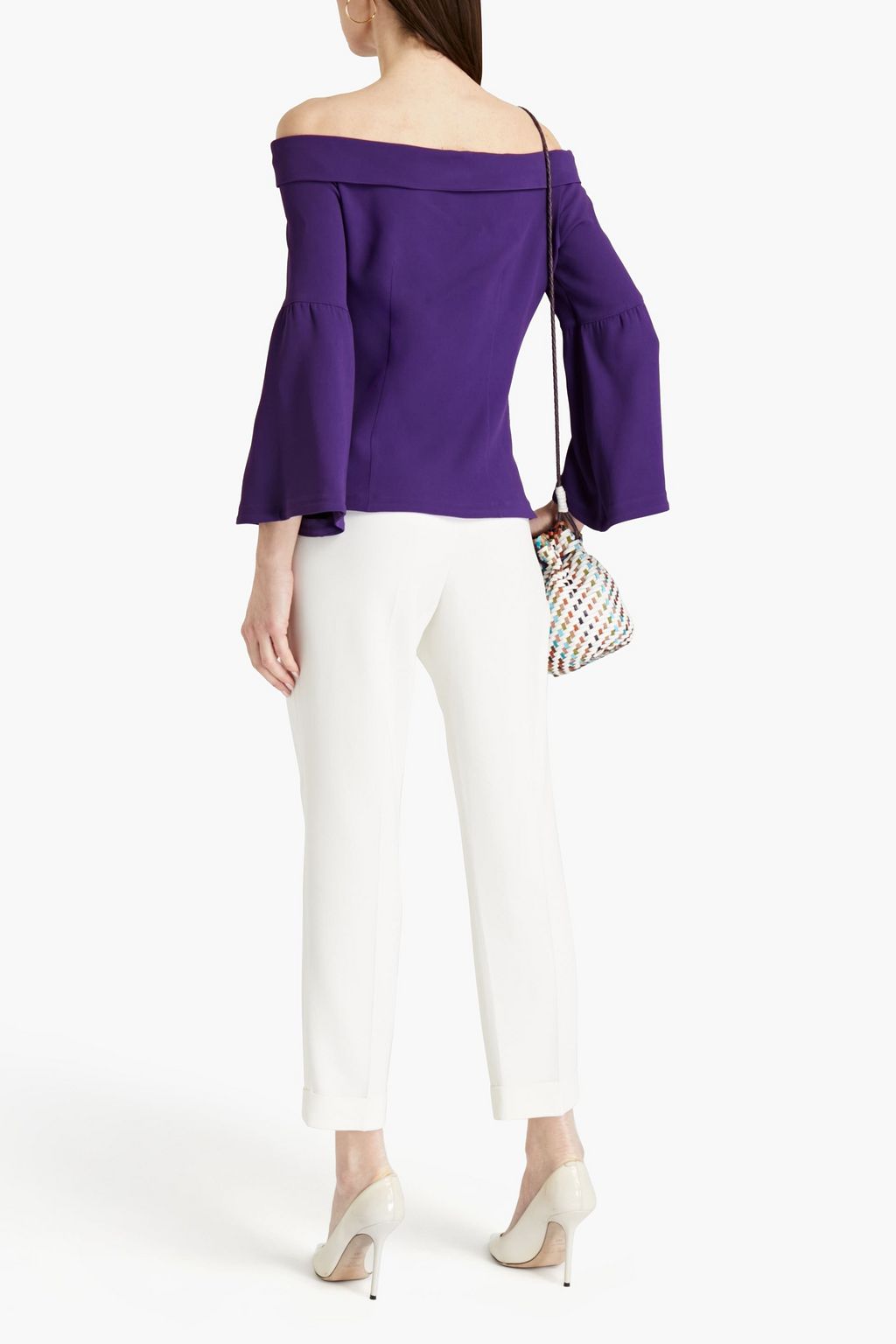 ETRO Off-the-shoulder crepe top