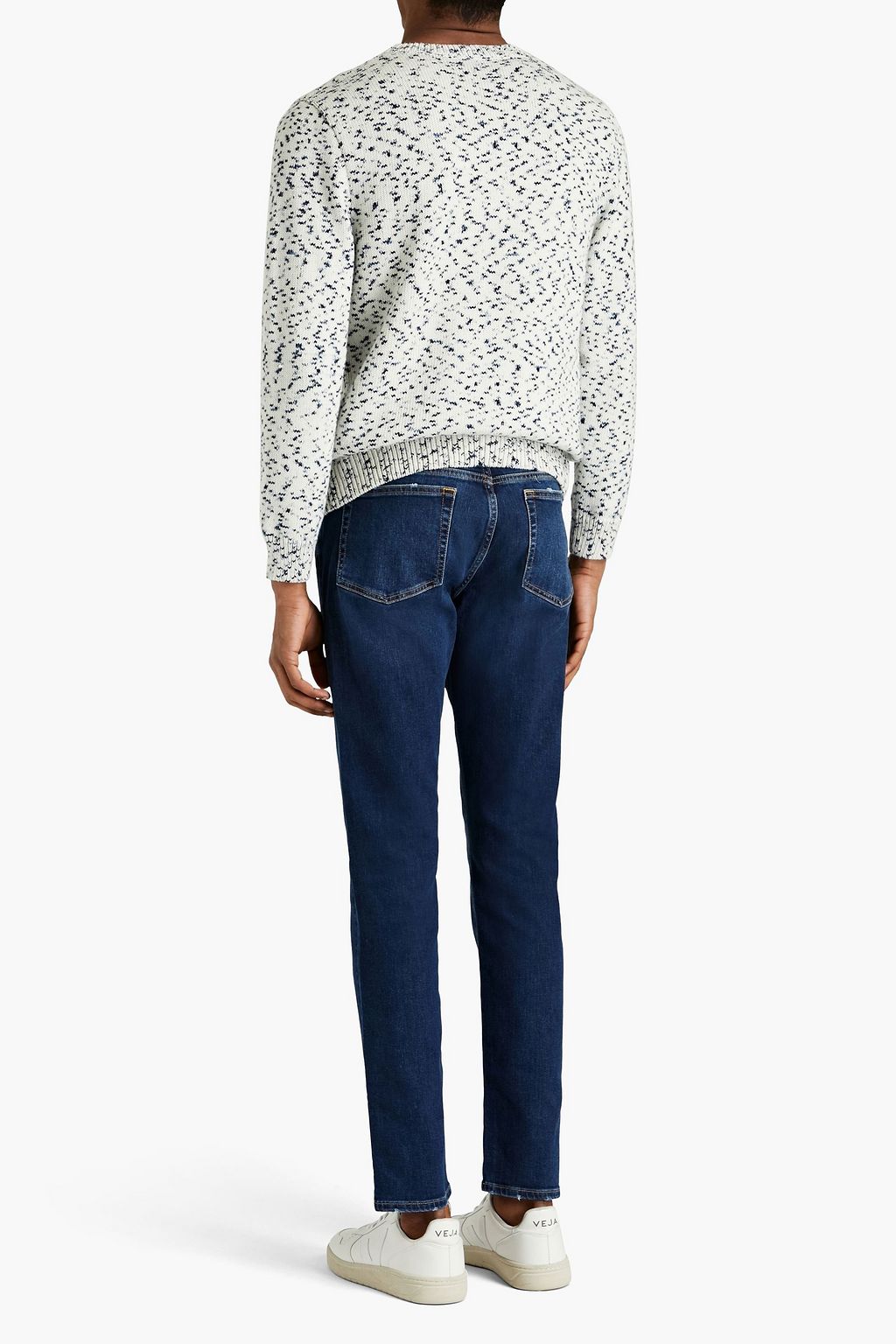 FRAME L'Homme Jeans mit schmalem Bein aus Denim in ausgewaschener Optik