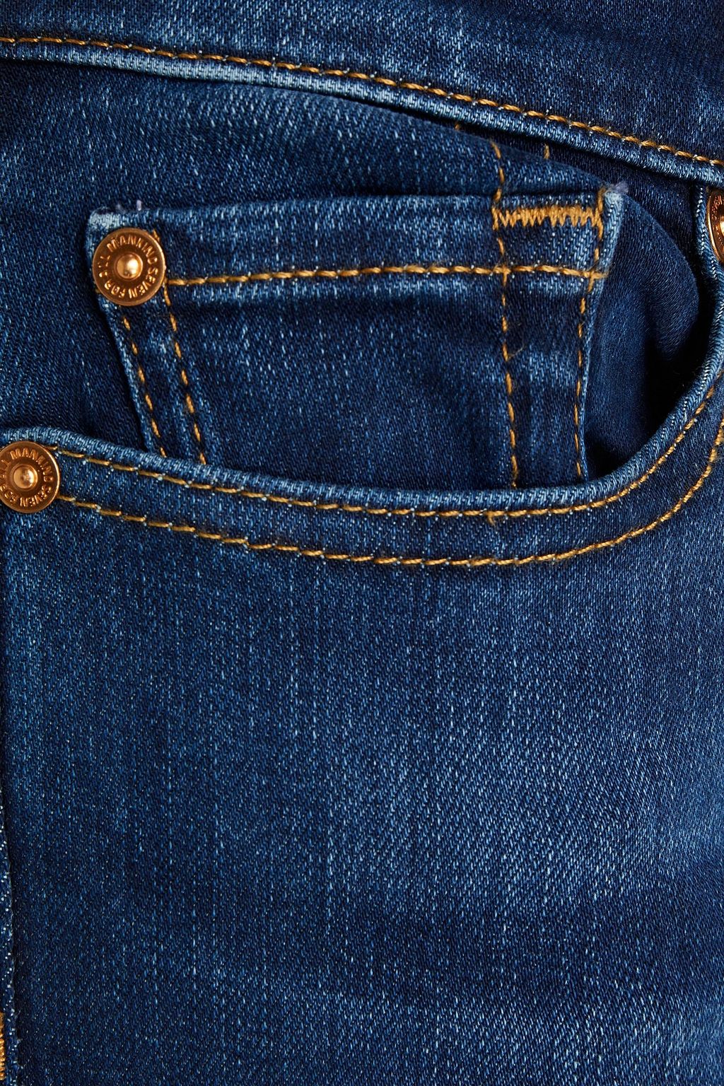 7 FOR ALL MANKIND Mid-rise skinny jeans