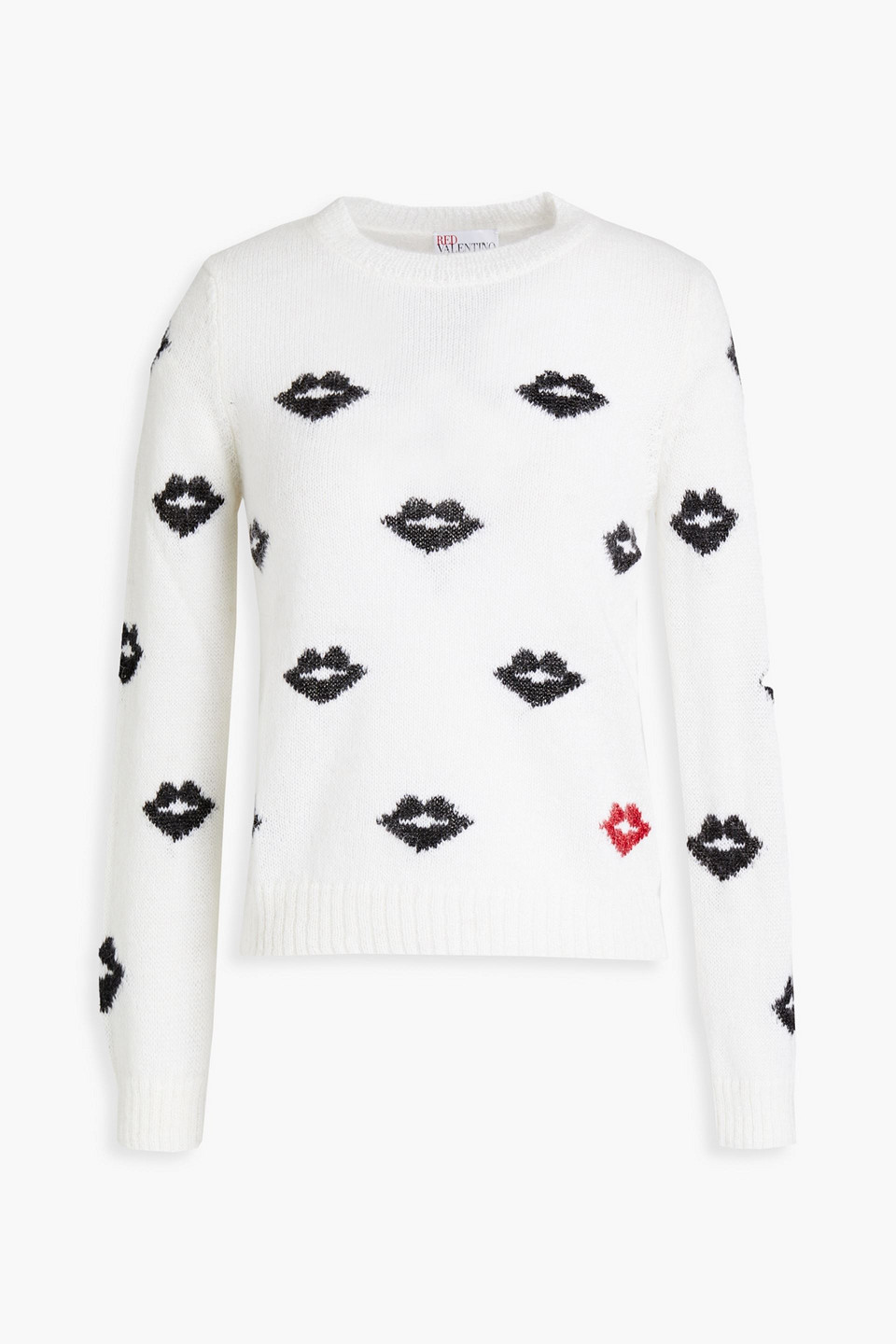 Redvalentino Woman Crew Neck Sweaters Ivory Size M