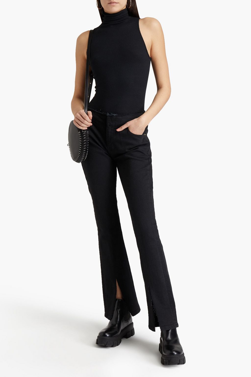 ENZA COSTA Ribbed modal-blend top
