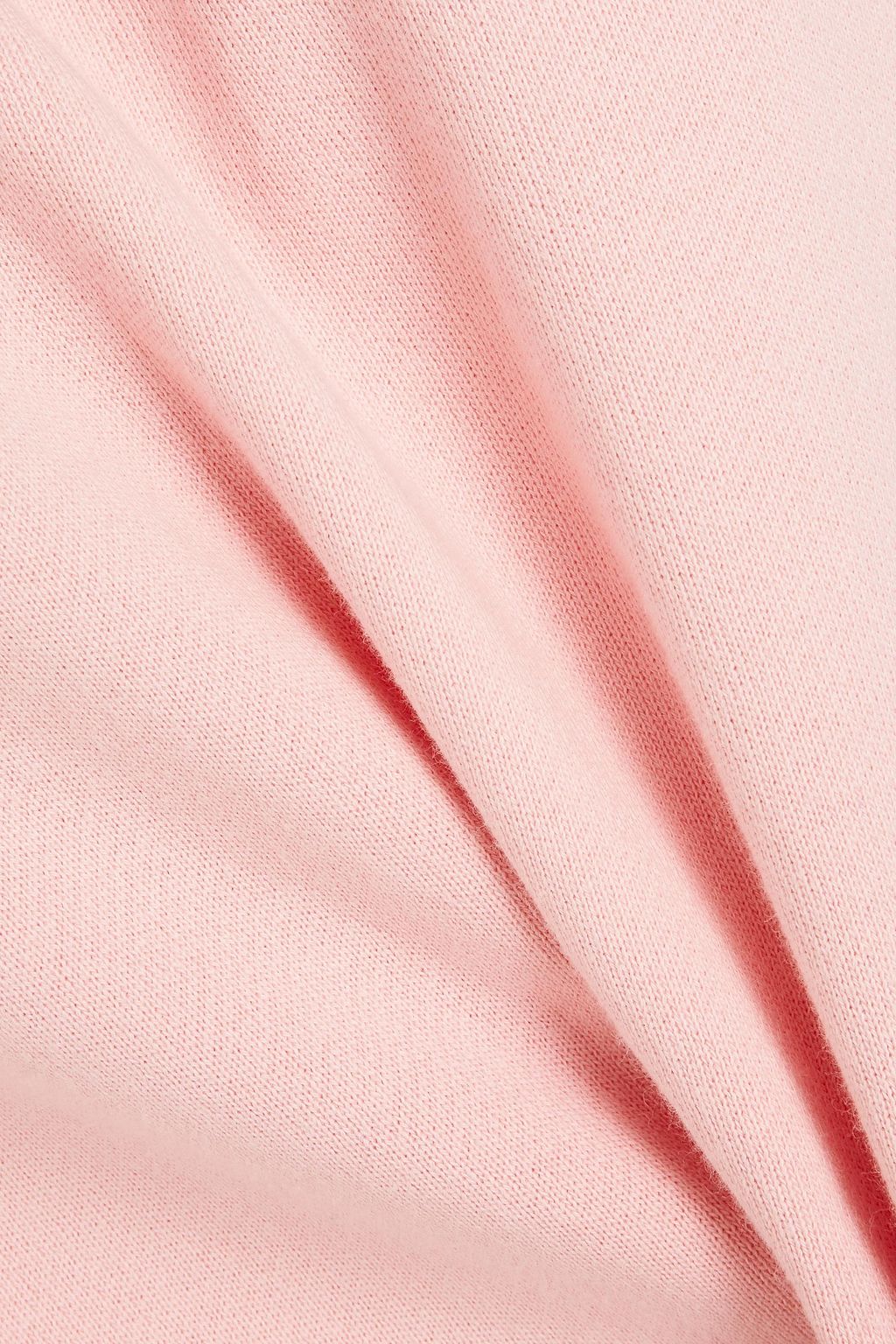 SIMKHAI Jordi cropped tie-dyed organic French cotton-terry sweatshirt