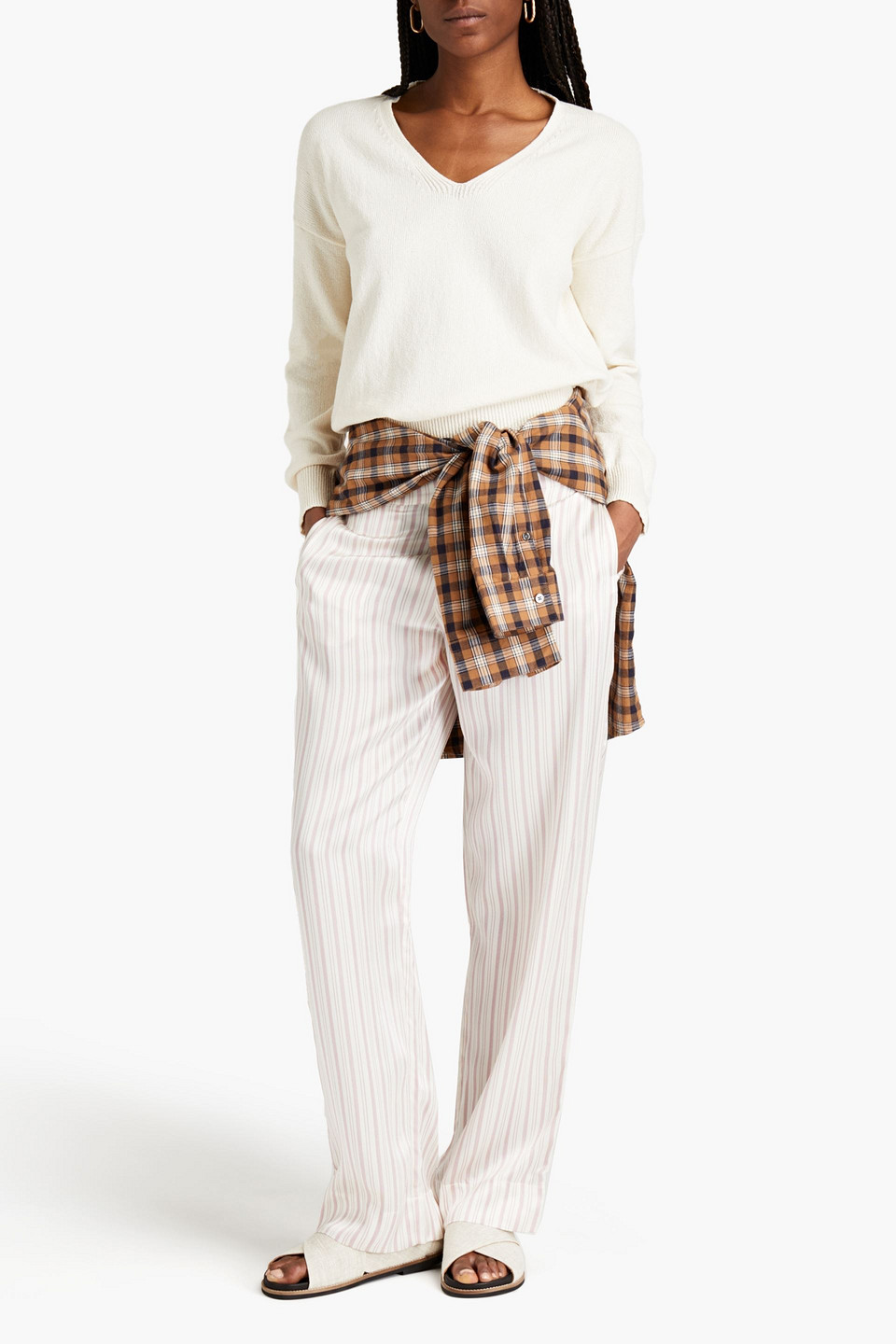 Vanessa Bruno Rosine Cotton-blend Jumper In Neutrals